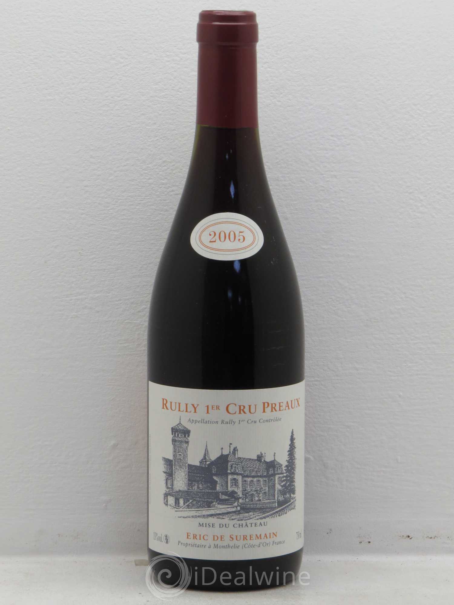 Rully 1er Cru Domaine de Suremain 2005 - Posten von 1 Flasche - 0
