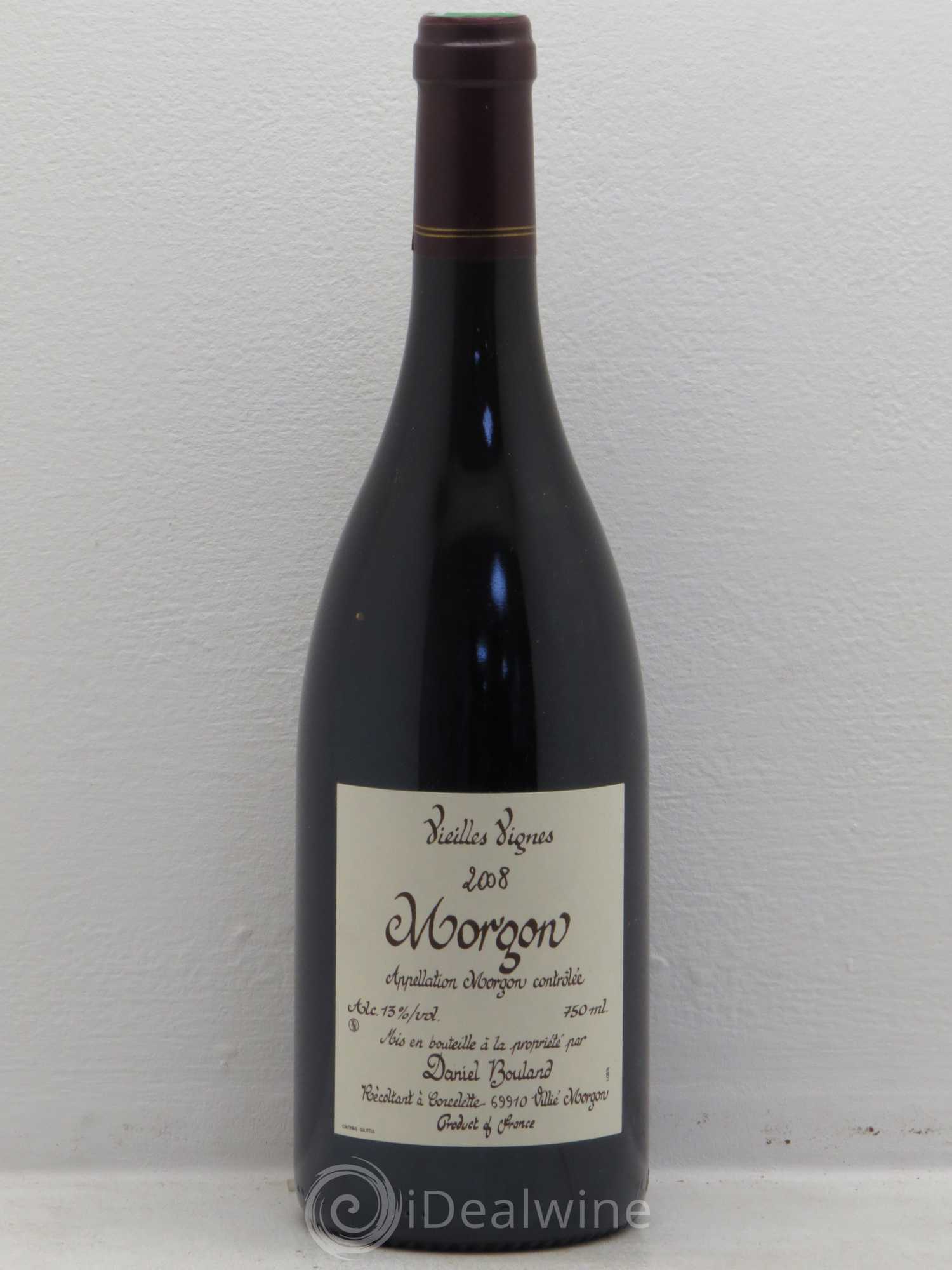 Morgon Vieilles Vignes Daniel Bouland (Domaine) 2008 - Lot de 1 bouteille - 0