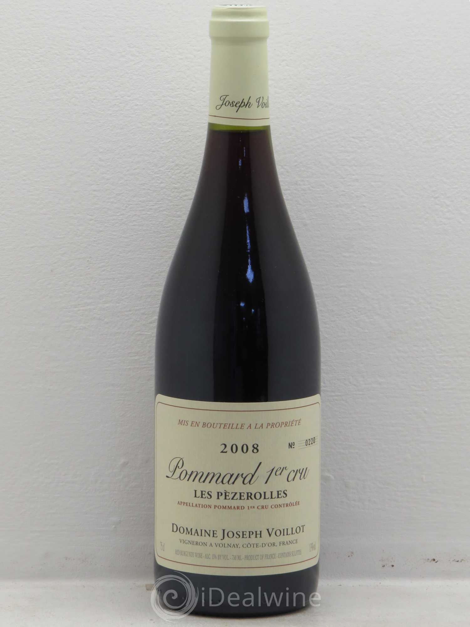 Pommard 1er Cru Domaine Voillot 2008 - Posten von 1 Flasche - 0