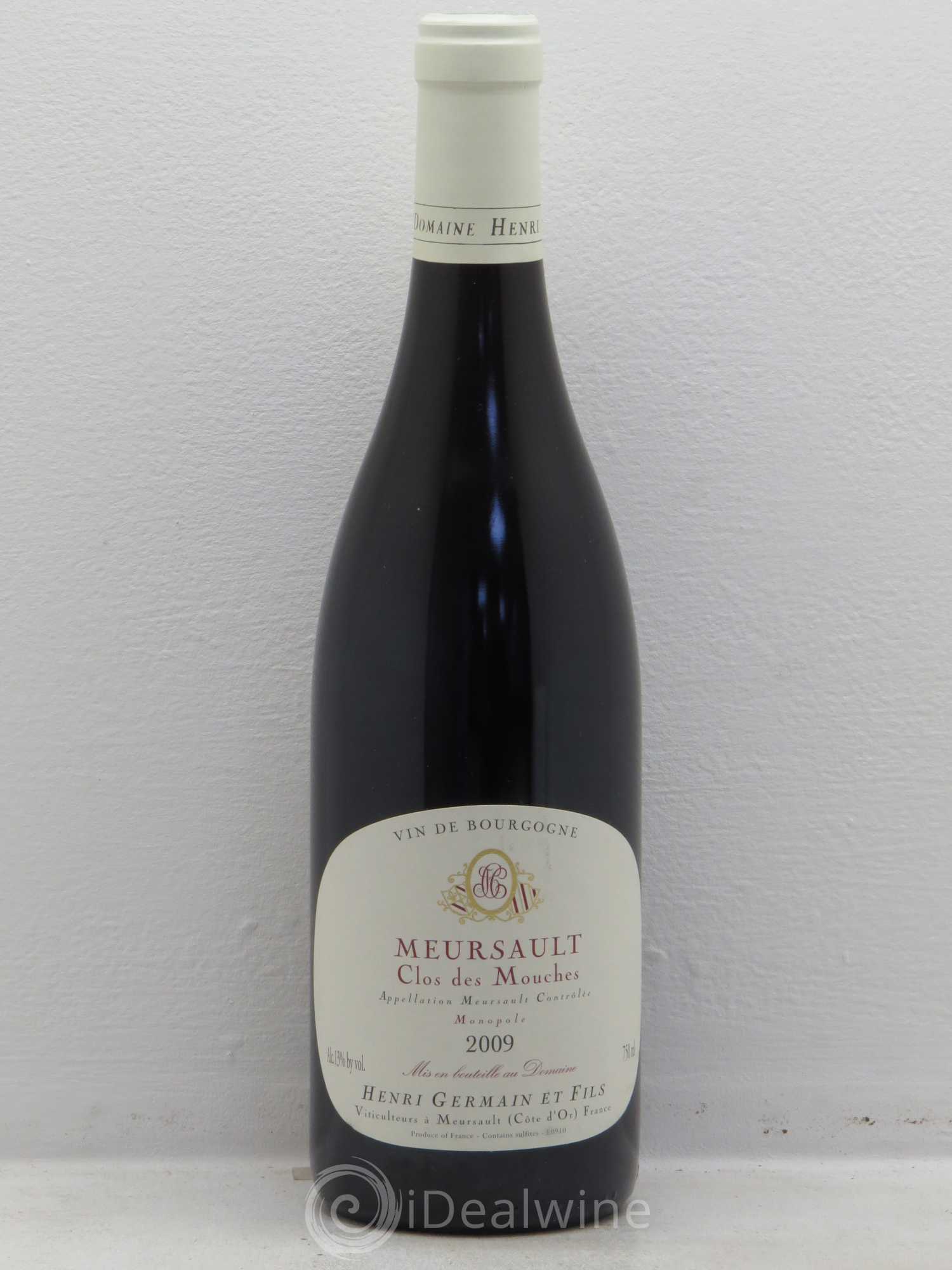 Meursault Clos des Mouches Domaine Henri Germain 2009 - Posten von 1 Flasche - 0
