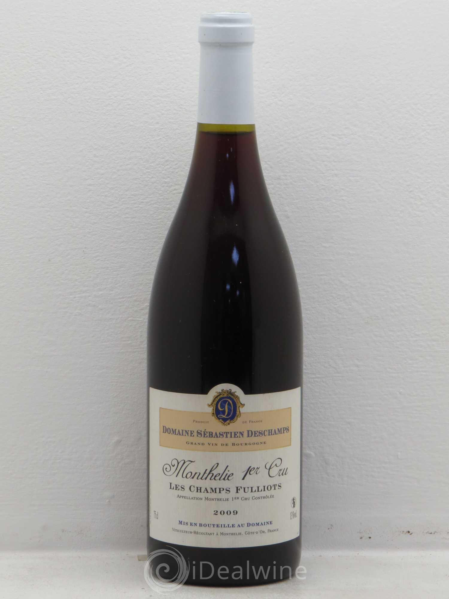 Monthélie 1er Cru Domaine Sébastien Deschamps 2009 - Posten von 1 Flasche - 0