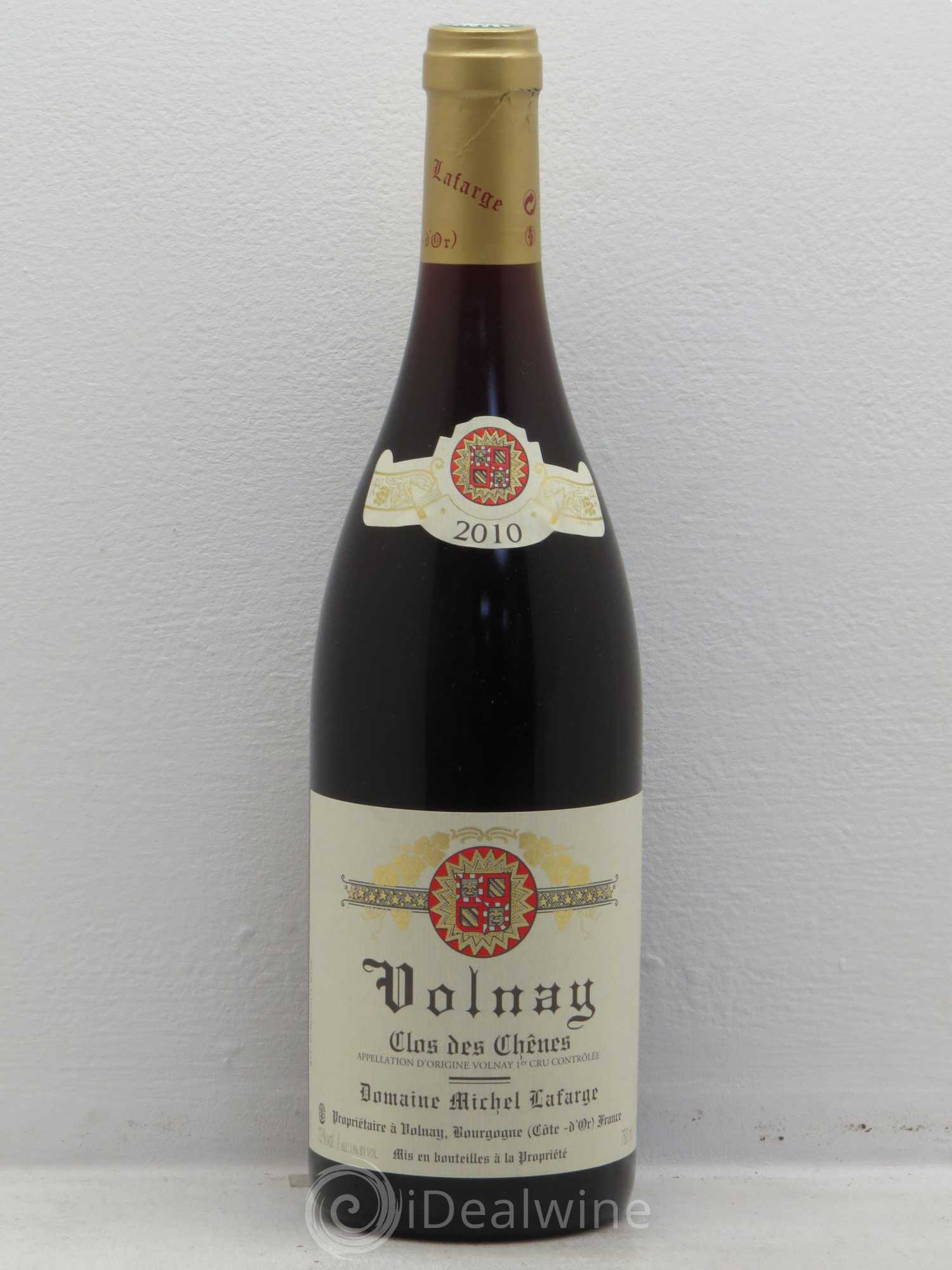 Volnay 1er Cru Clos des Chênes Lafarge (Domaine) 2010 - Lot de 1 bouteille - 0