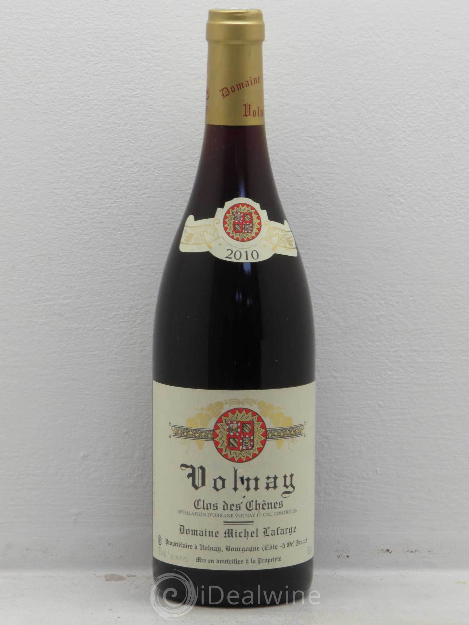 Volnay 1er Cru Clos des Chênes Lafarge (Domaine) 2010 - Lot de 1 bouteille - 0