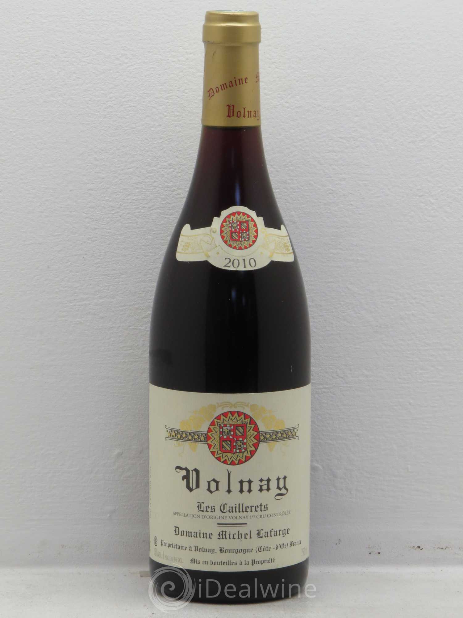 Volnay 1er Cru Les Caillerets Lafarge (Domaine) 2010 - Lot de 1 bouteille - 0