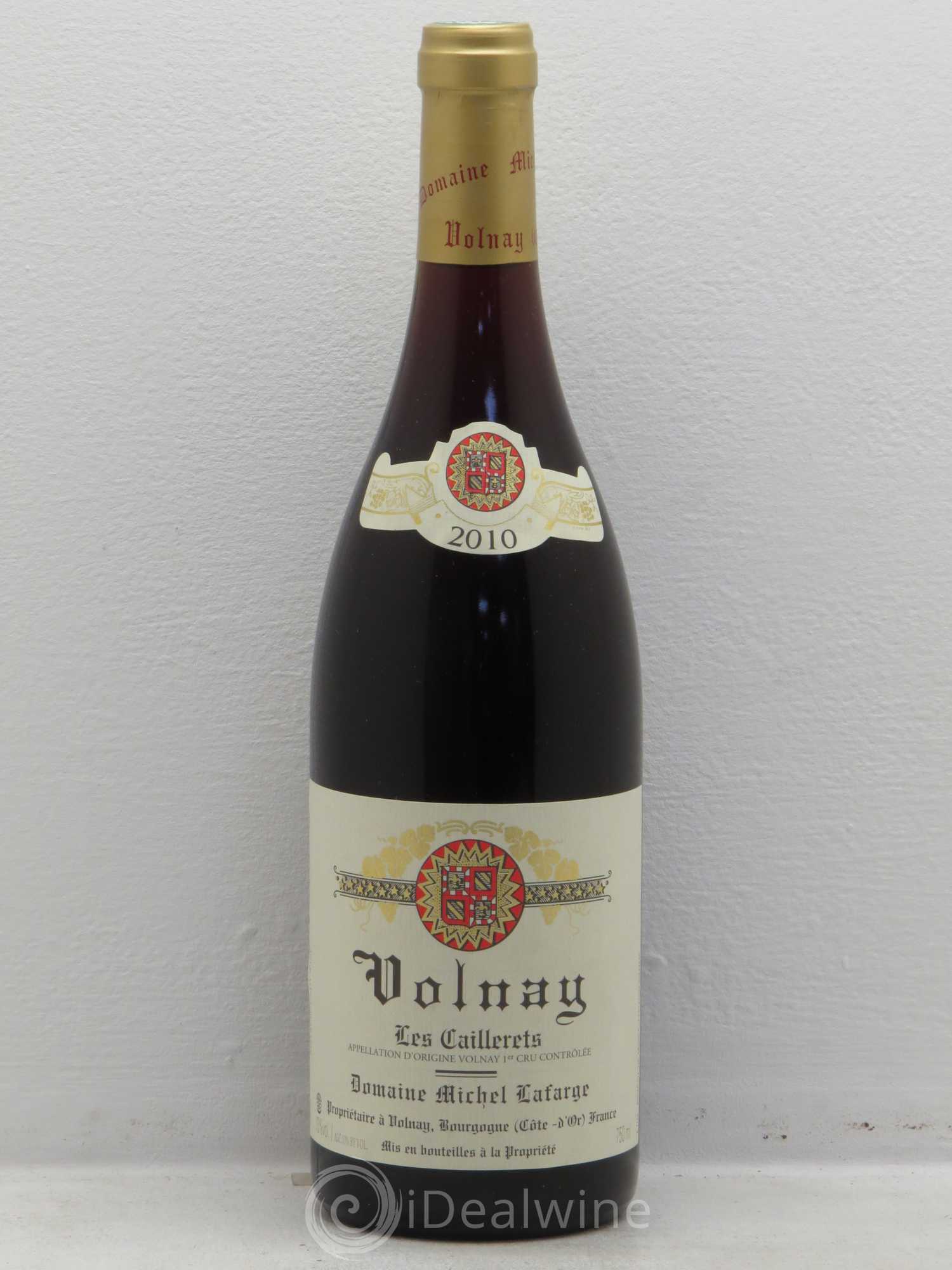 Volnay 1er Cru Les Caillerets Lafarge (Domaine) 2010 - Lot de 1 bouteille - 0