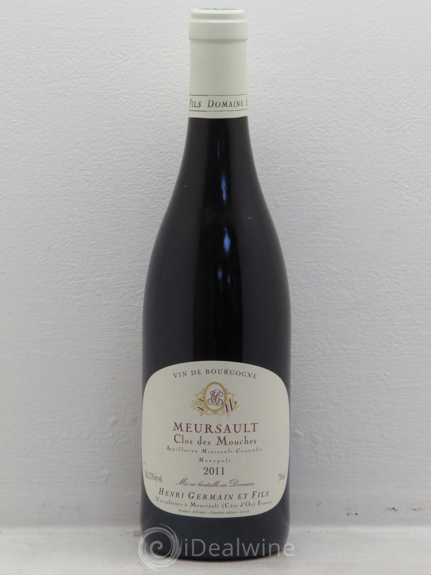Meursault Clos des Mouches Domaine Henri Germain 2011 - Posten von 1 Flasche - 0