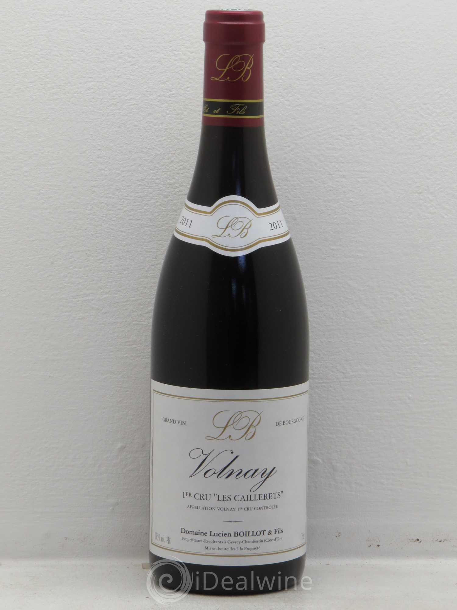 Volnay 1er Cru Domaine Lucien Boillot 2011 - Posten von 1 Flasche - 0