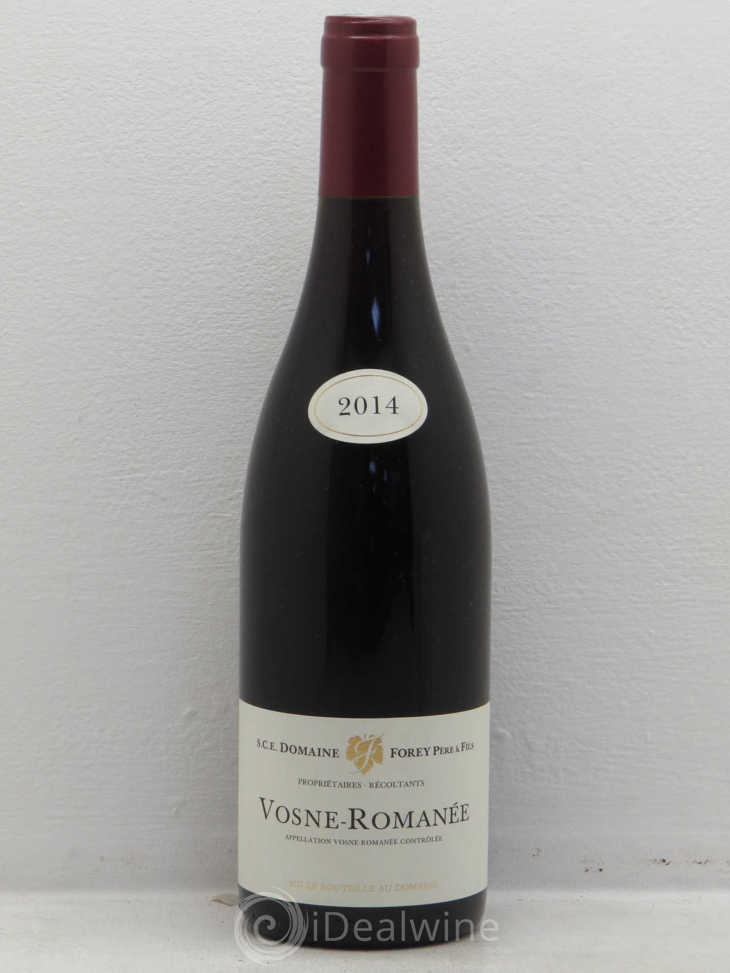 Vosne-Romanée Domaine Forey 2014 - Posten von 1 Flasche - 0