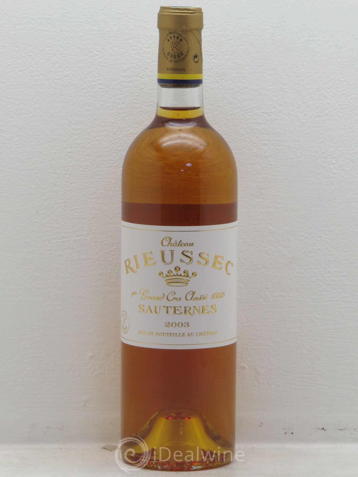 Château Rieussec 1er Grand Cru Classé 2003 - Posten von 1 Flasche - 0