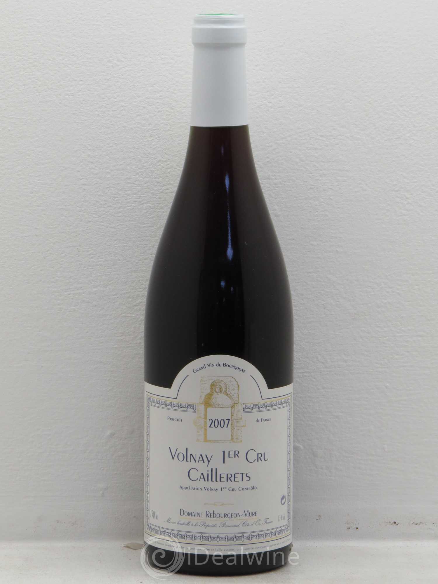 Volnay 1er Cru Rebourgeon Mure 2007 - Lot de 1 bouteille - 0