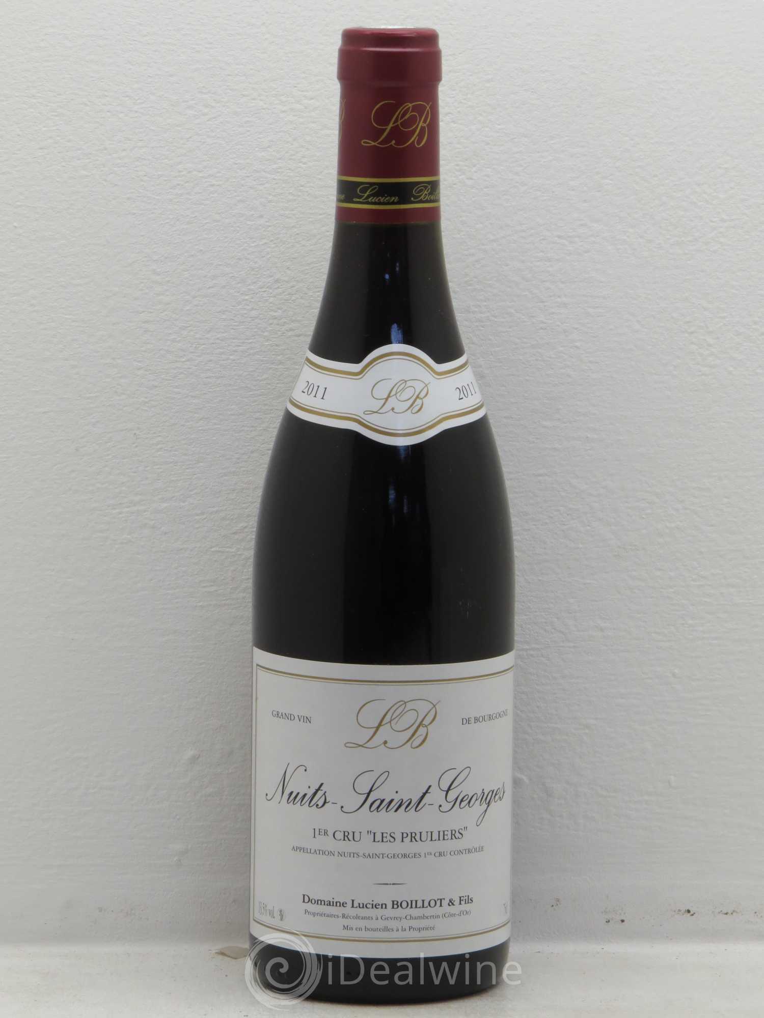 Nuits-Saint-Georges 1er Cru LUcien Boillot 2011 - Posten von 1 Flasche - 0