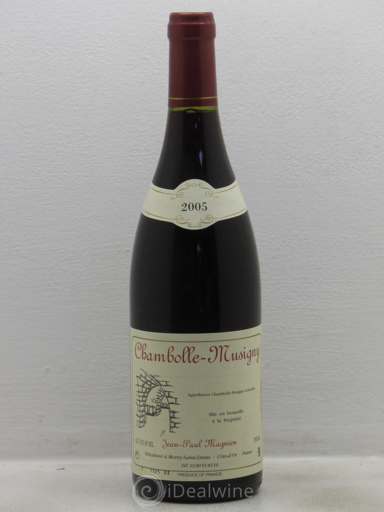 Chambolle-Musigny Domaine Jean Paul Magnien 2005 - Posten von 1 Flasche - 0