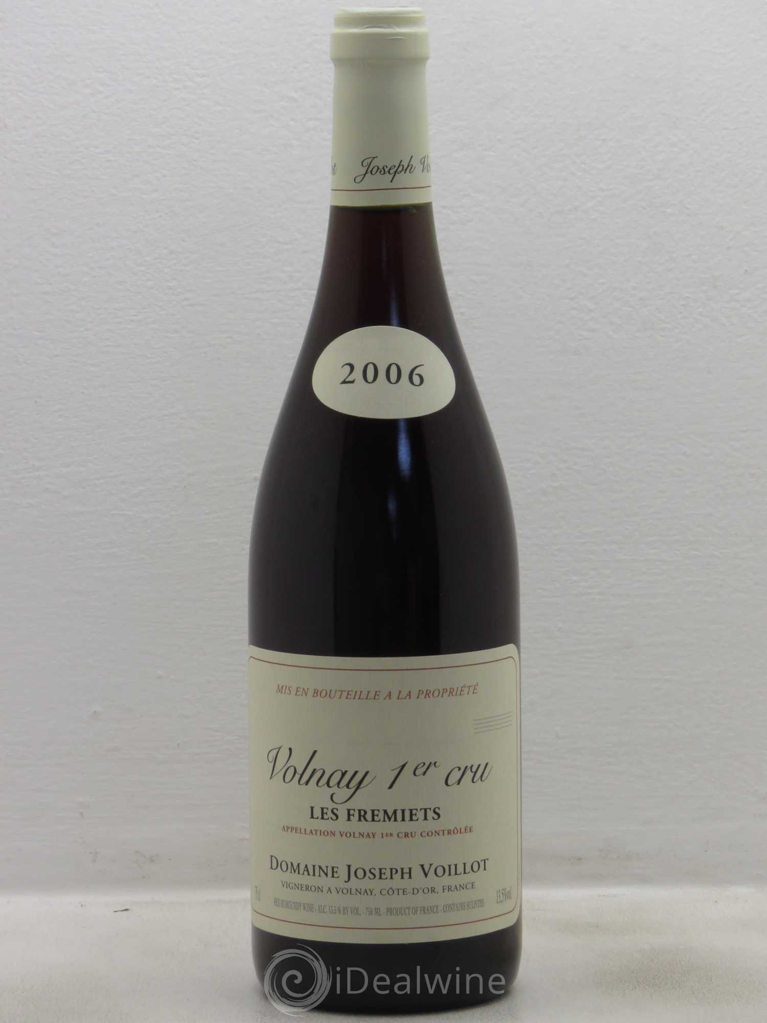 Volnay 1er Cru Les Fremiets Domaine Joseph Voillot 2006 - Posten von 1 Flasche - 0