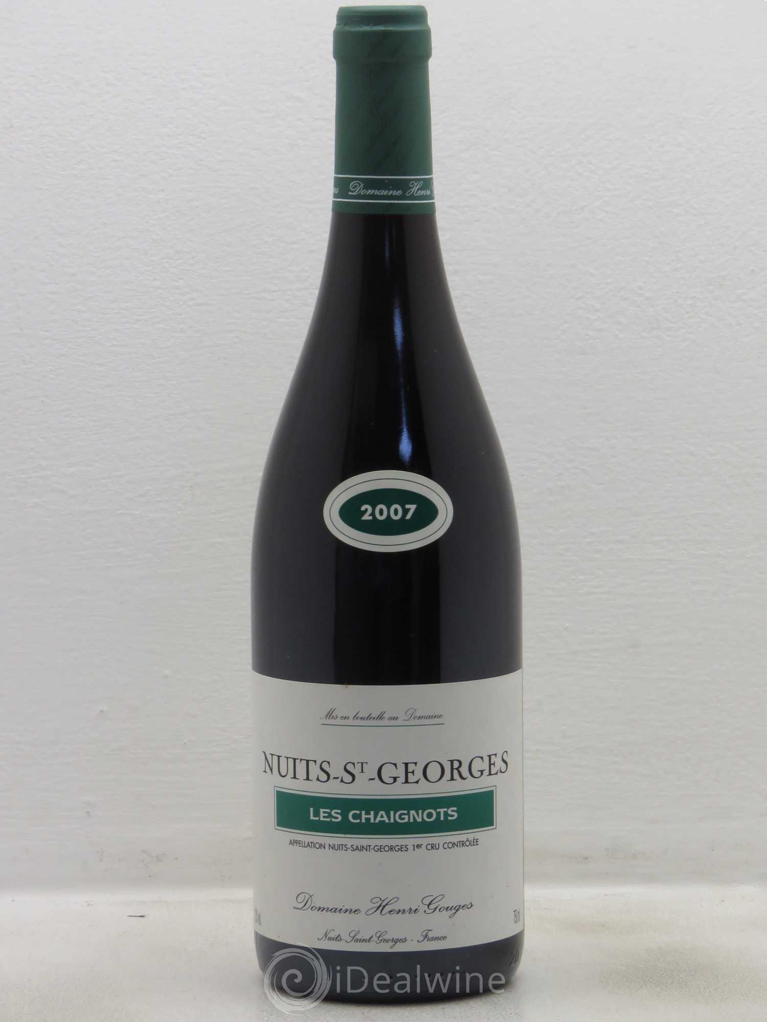 Nuits-Saint-Georges 1er Cru Les Chaignots Henri Gouges 2007 - Lot of 1 bottle - 0