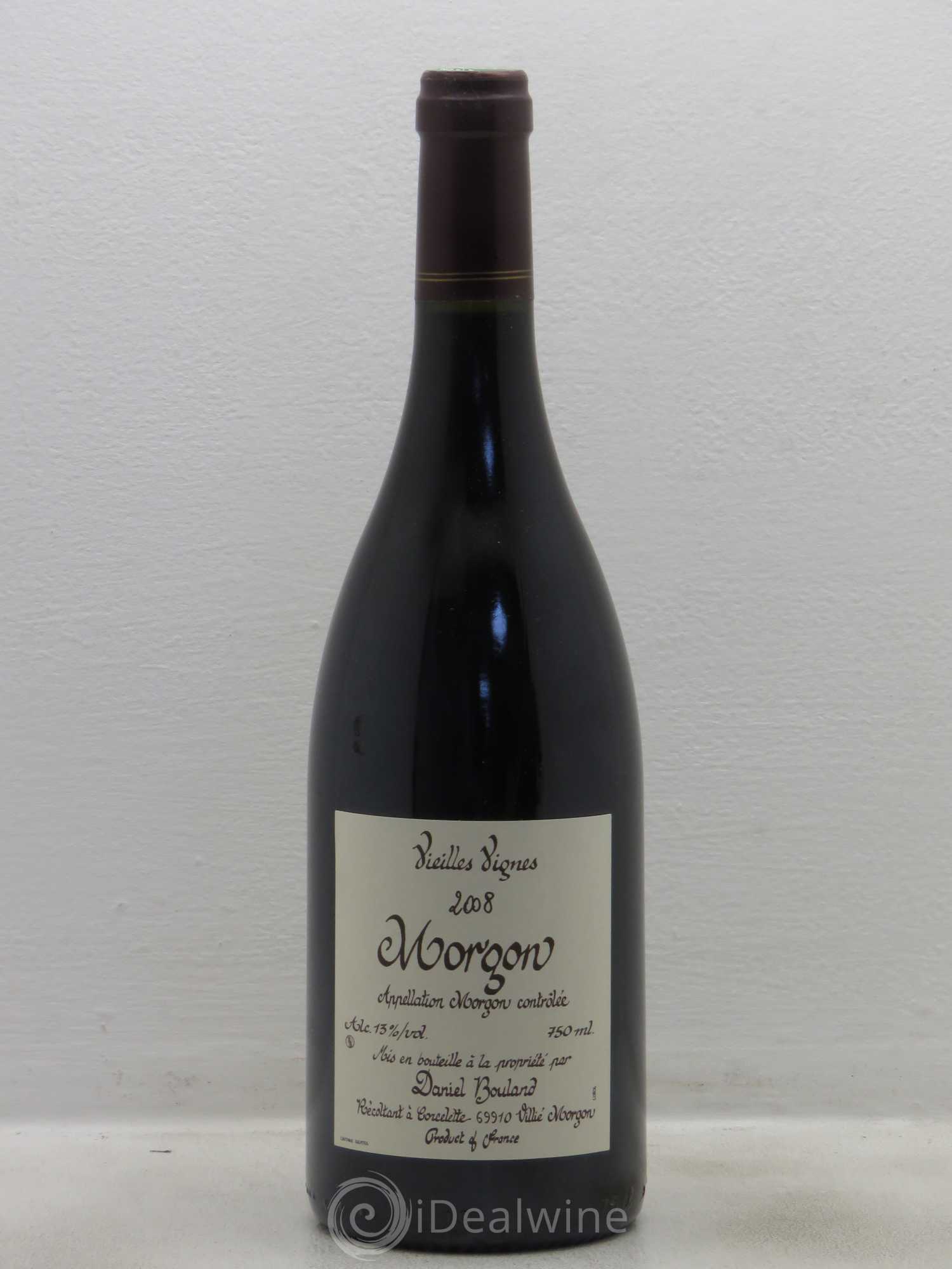 Morgon Vieilles Vignes Daniel Bouland (Domaine) 2008 - Lot de 1 bouteille - 0