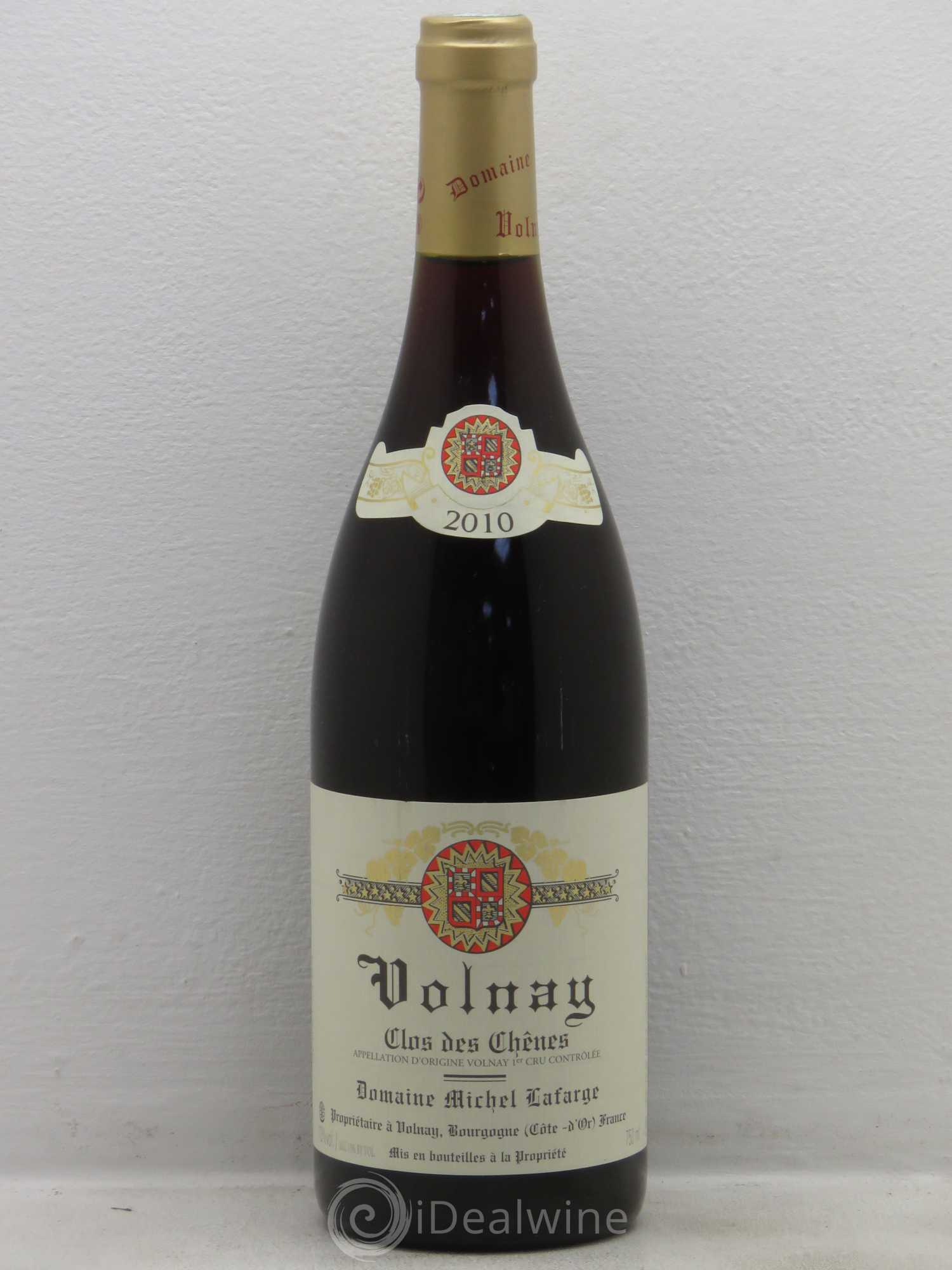 Volnay 1er Cru Clos des Chênes Lafarge (Domaine) 2010 - Lot de 1 bouteille - 0