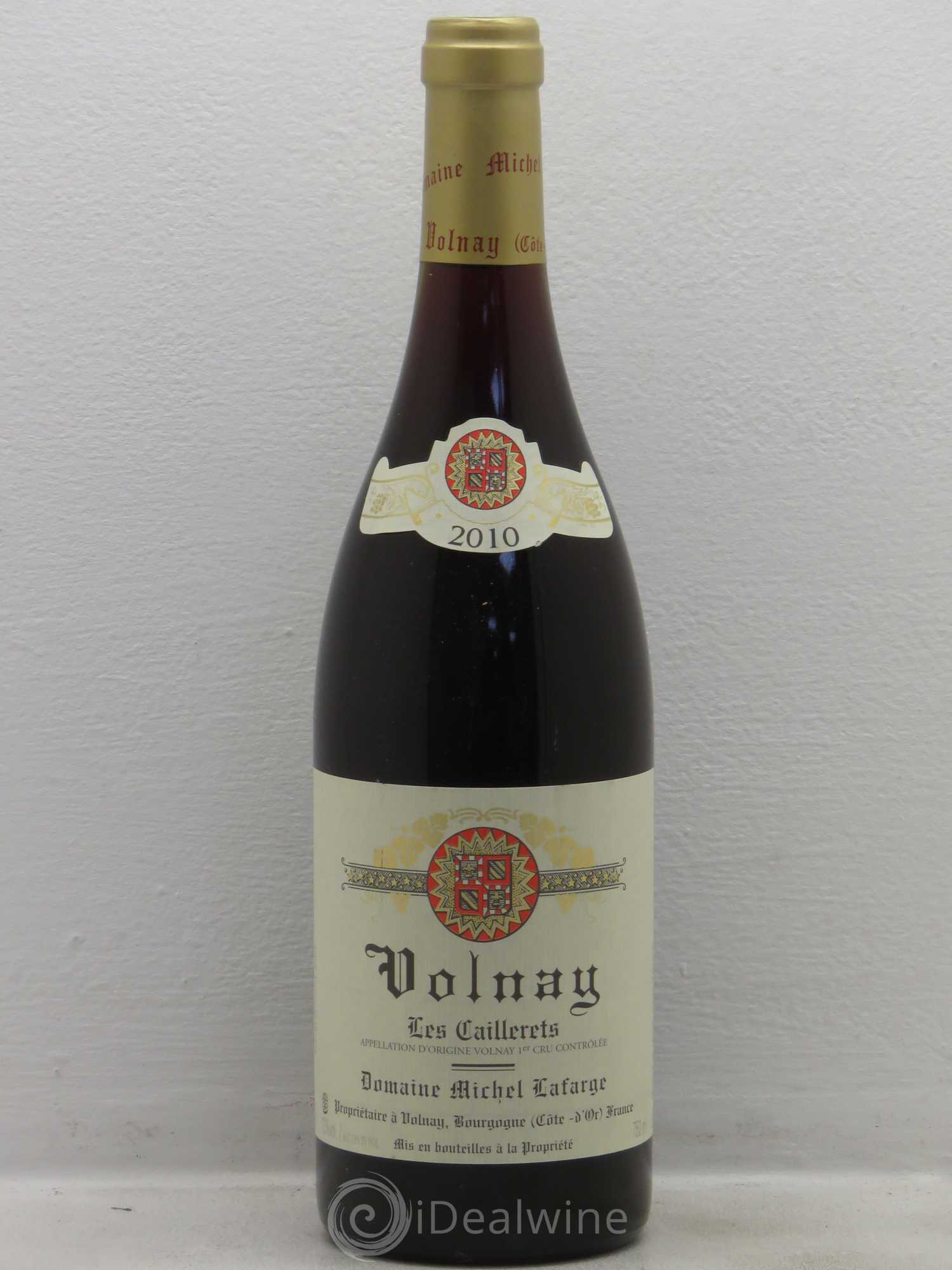 Volnay 1er Cru Les Caillerets Lafarge (Domaine) 2010 - Lot de 1 bouteille - 0