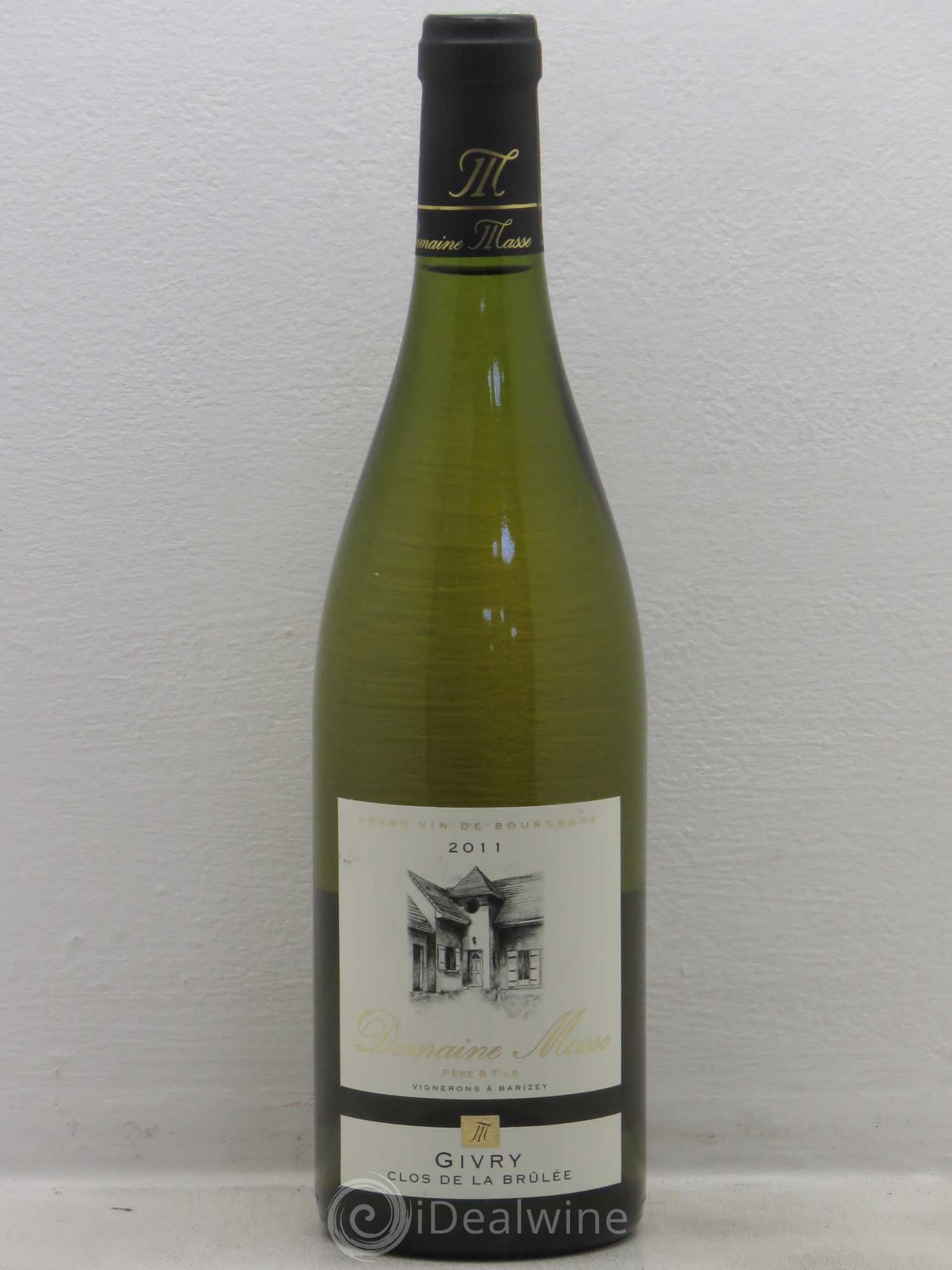 Givry 1er Cru Clos De La Brulee Domaine Masse Pere Et Fils 2011 - Posten von 1 Flasche - 0