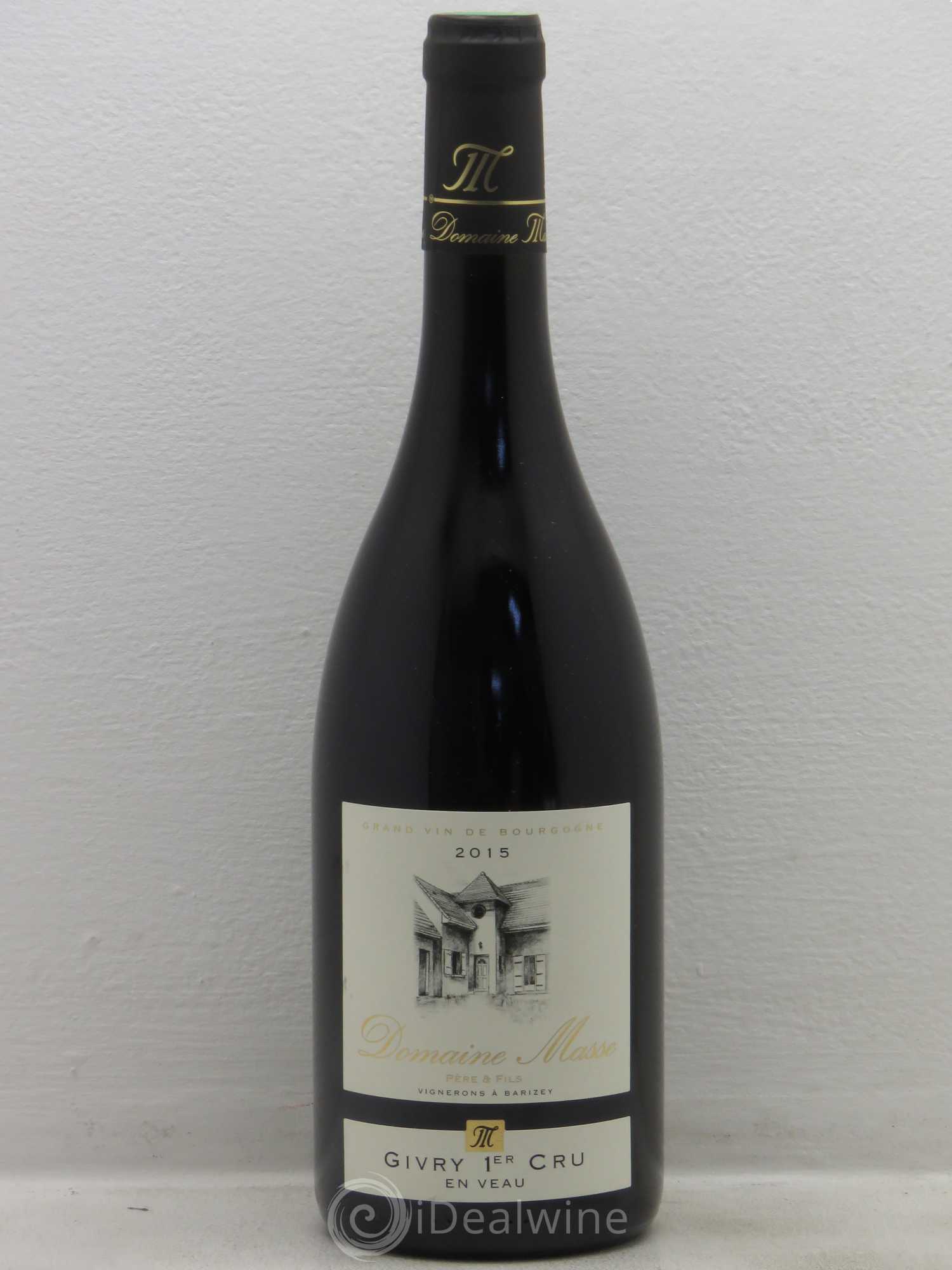 Givry 1er Cru En Veau Domaine Masse Pere Et Fils 2015 - Posten von 1 Flasche - 0