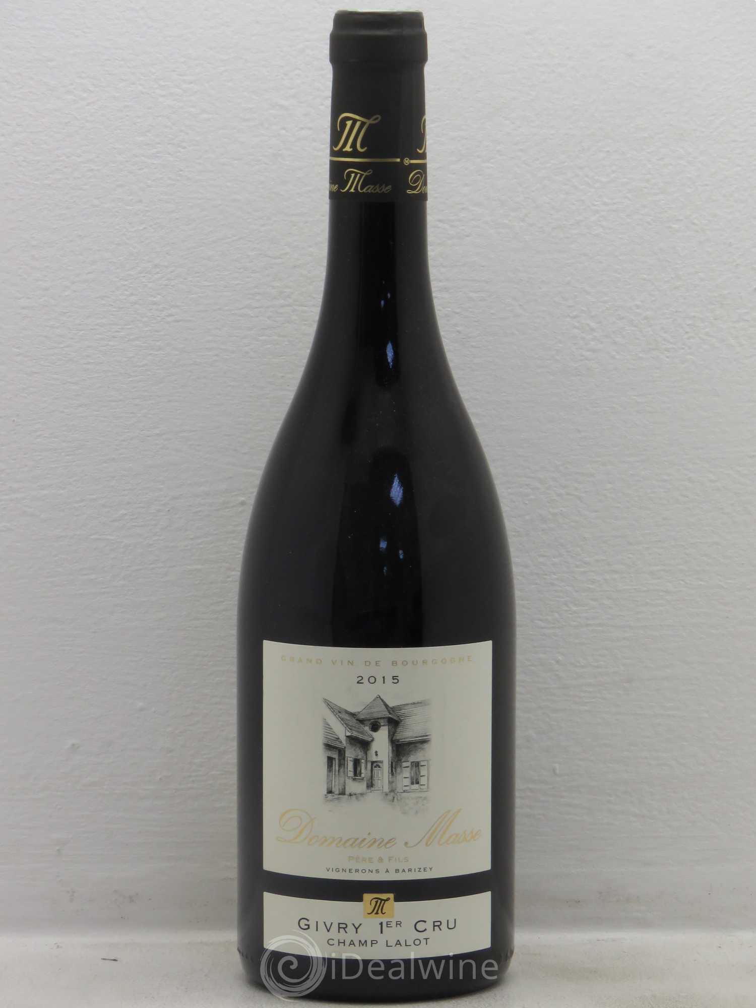 Givry 1er Cru Champ Lalot Domaine Masse Pere Et Fils 2015 - Posten von 1 Flasche - 0