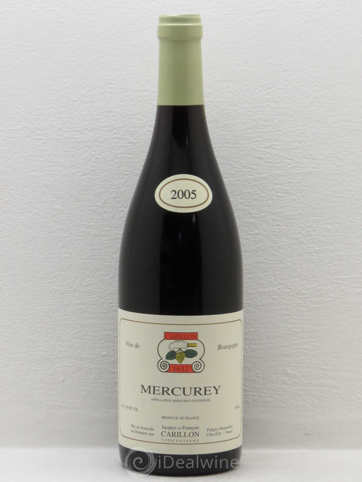 Mercurey Domaine Jacques et François Carillon 2005 - Posten von 1 Flasche - 0