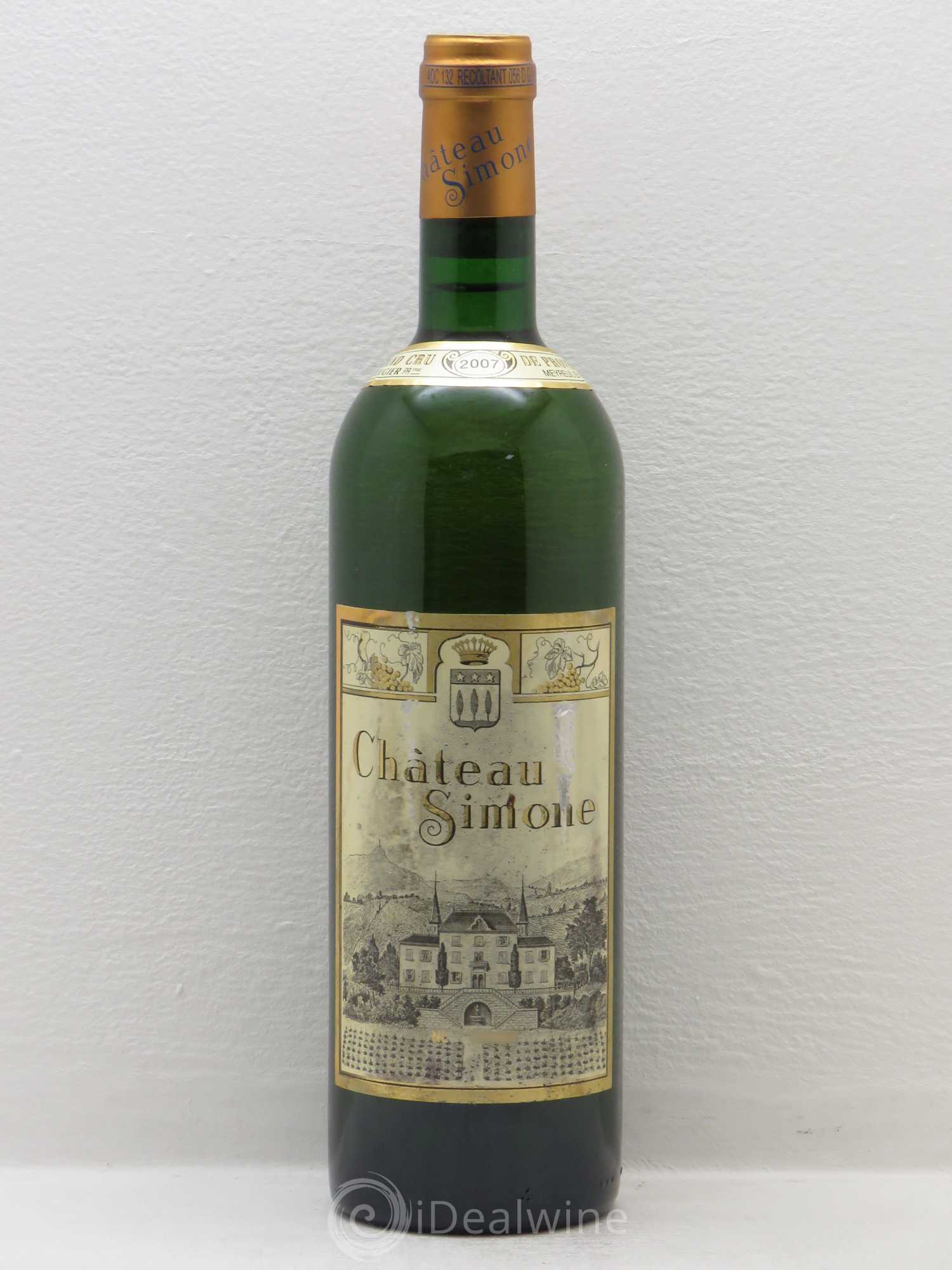 Palette Château Simone Famille Rougier 2007 - Posten von 1 Flasche - 0