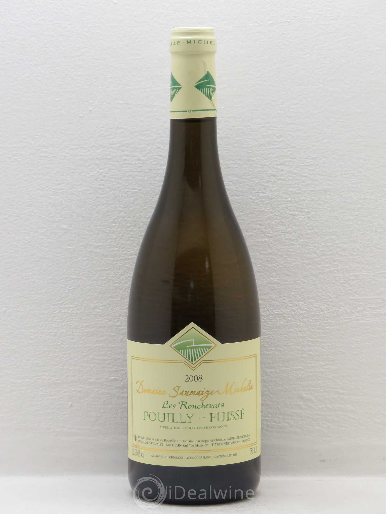 Pouilly-Fuissé Les Ronchevats 2008 - Posten von 1 Flasche - 0