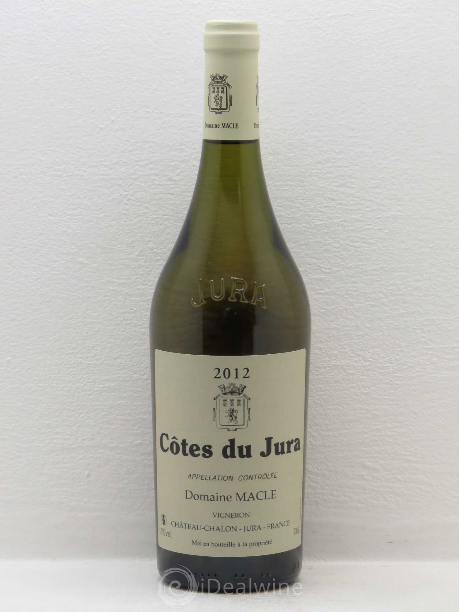 Côtes du Jura Jean Macle 2012 - Lot de 1 bouteille - 0