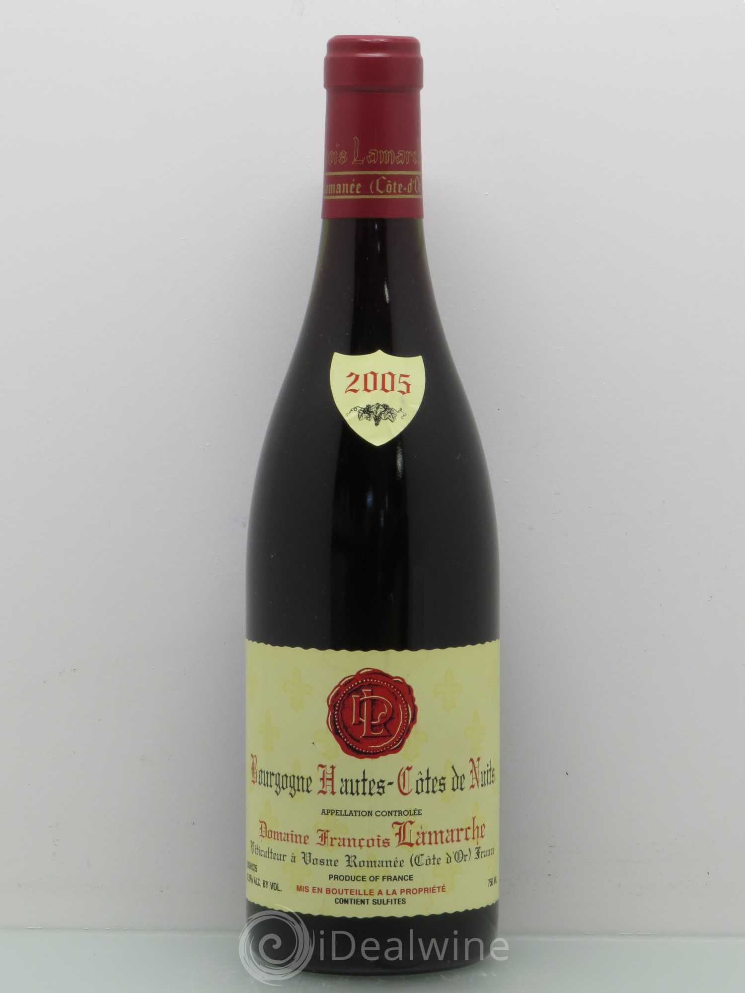 Hautes-Côtes de Nuits Domaine Lamarche 2005 - Posten von 1 Flasche - 0