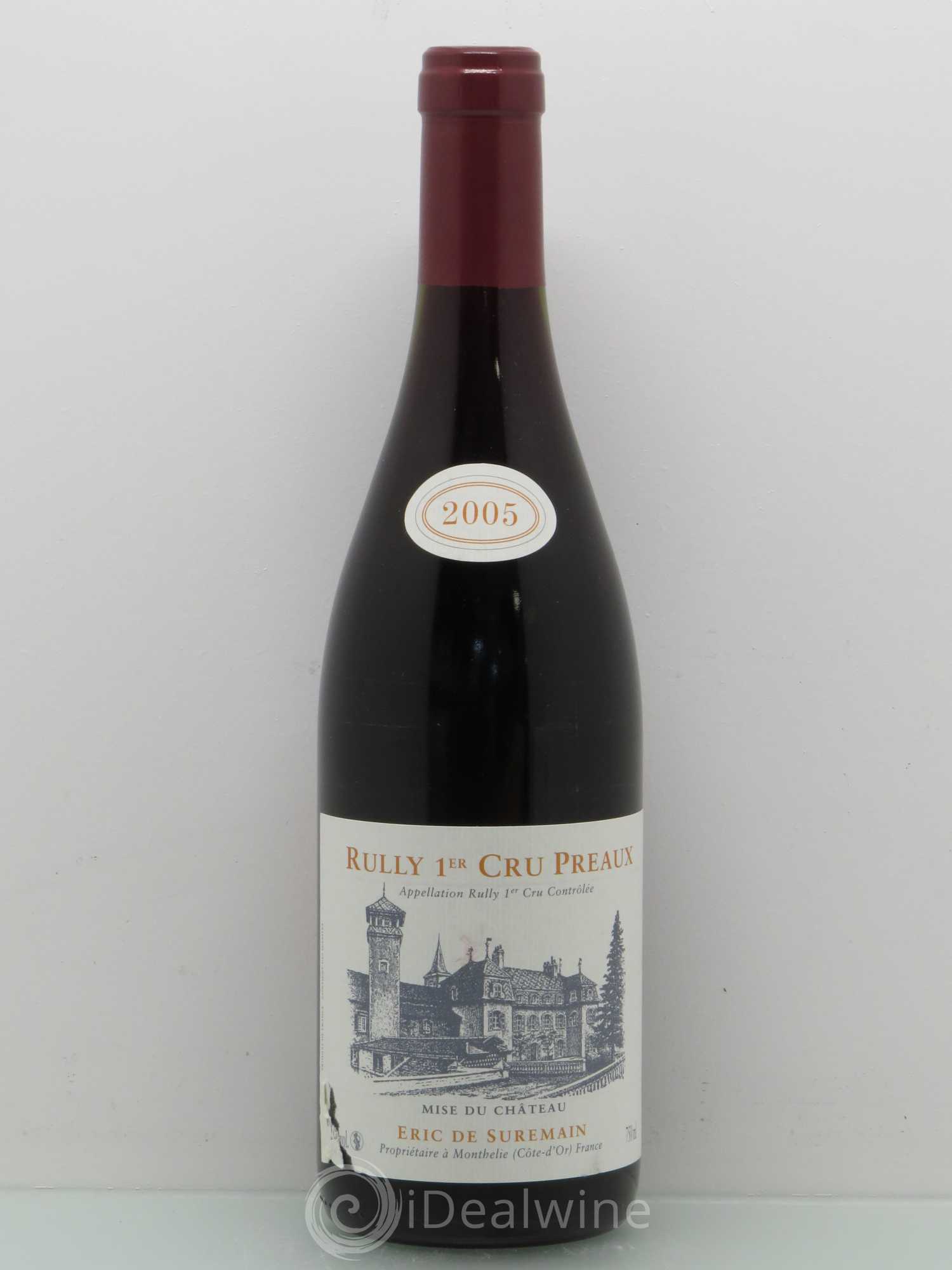 Rully 1er Cru Preaux Domaine De Suremain 2005 - Posten von 1 Flasche - 0