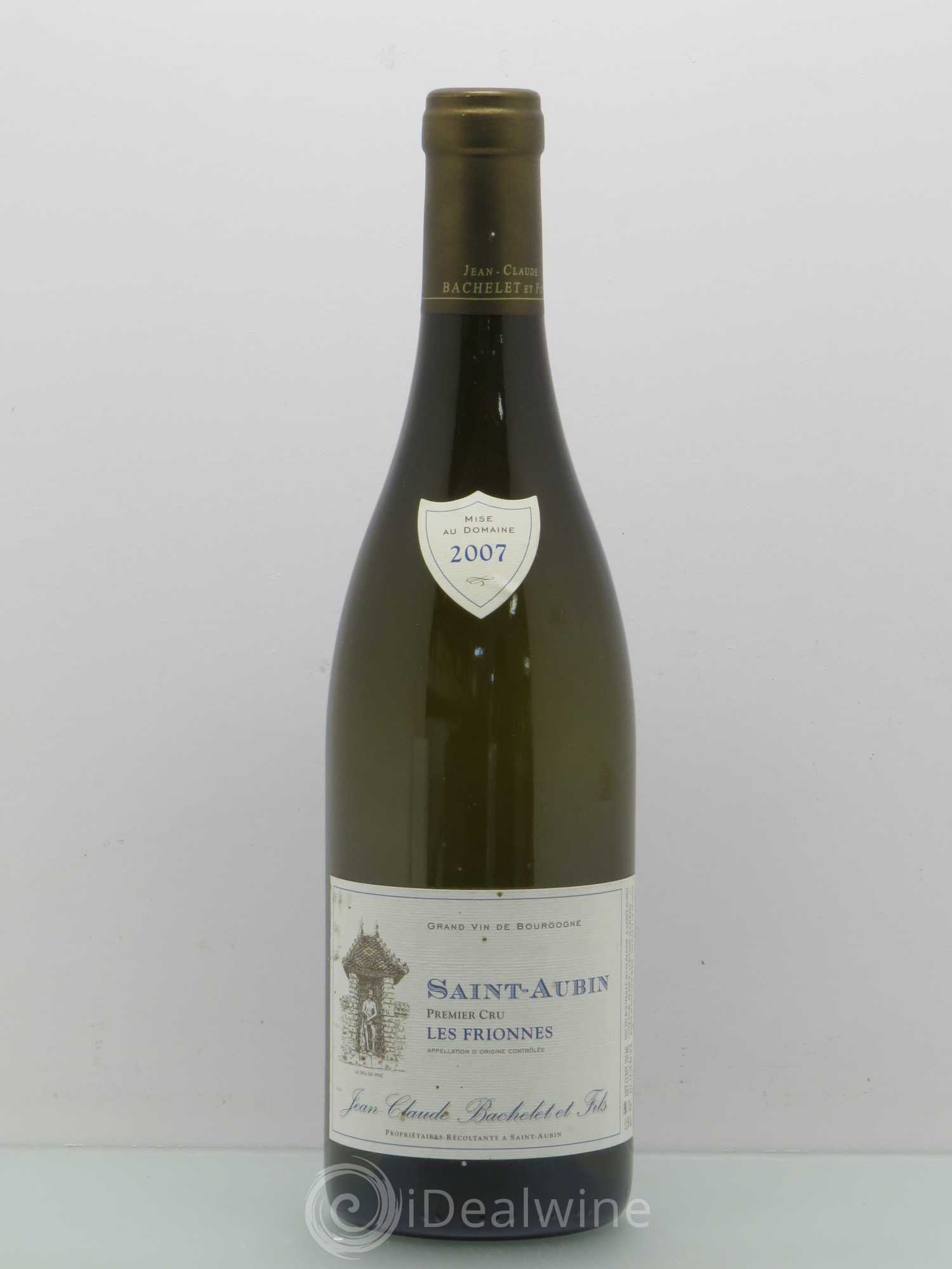 Saint-Aubin 1er Cru Les Frionnes Domaine Jean Claude Bachelet Et Fils 2007 - Lot de 1 bouteille - 0