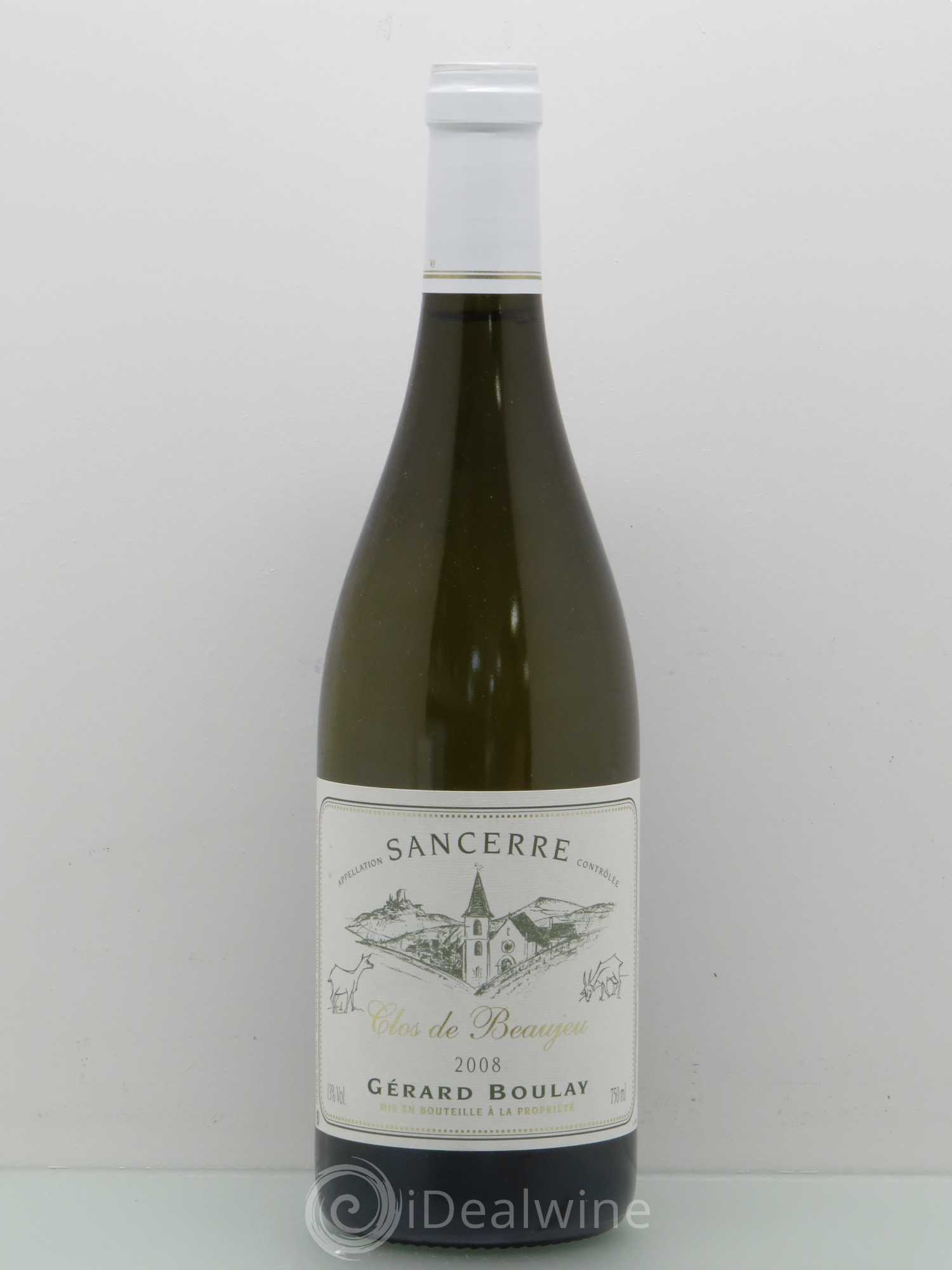 Sancerre Clos de Beaujeu Gérard Boulay 2008 - Lot de 1 bouteille - 0