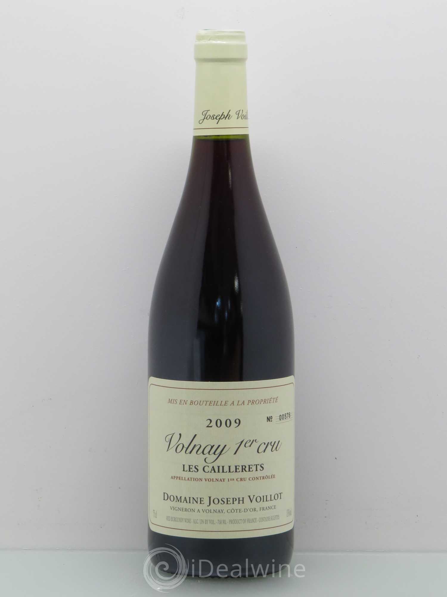 Volnay 1er Cru Les Caillerets Domaine Joseph Voillot 2009 - Posten von 1 Flasche - 0
