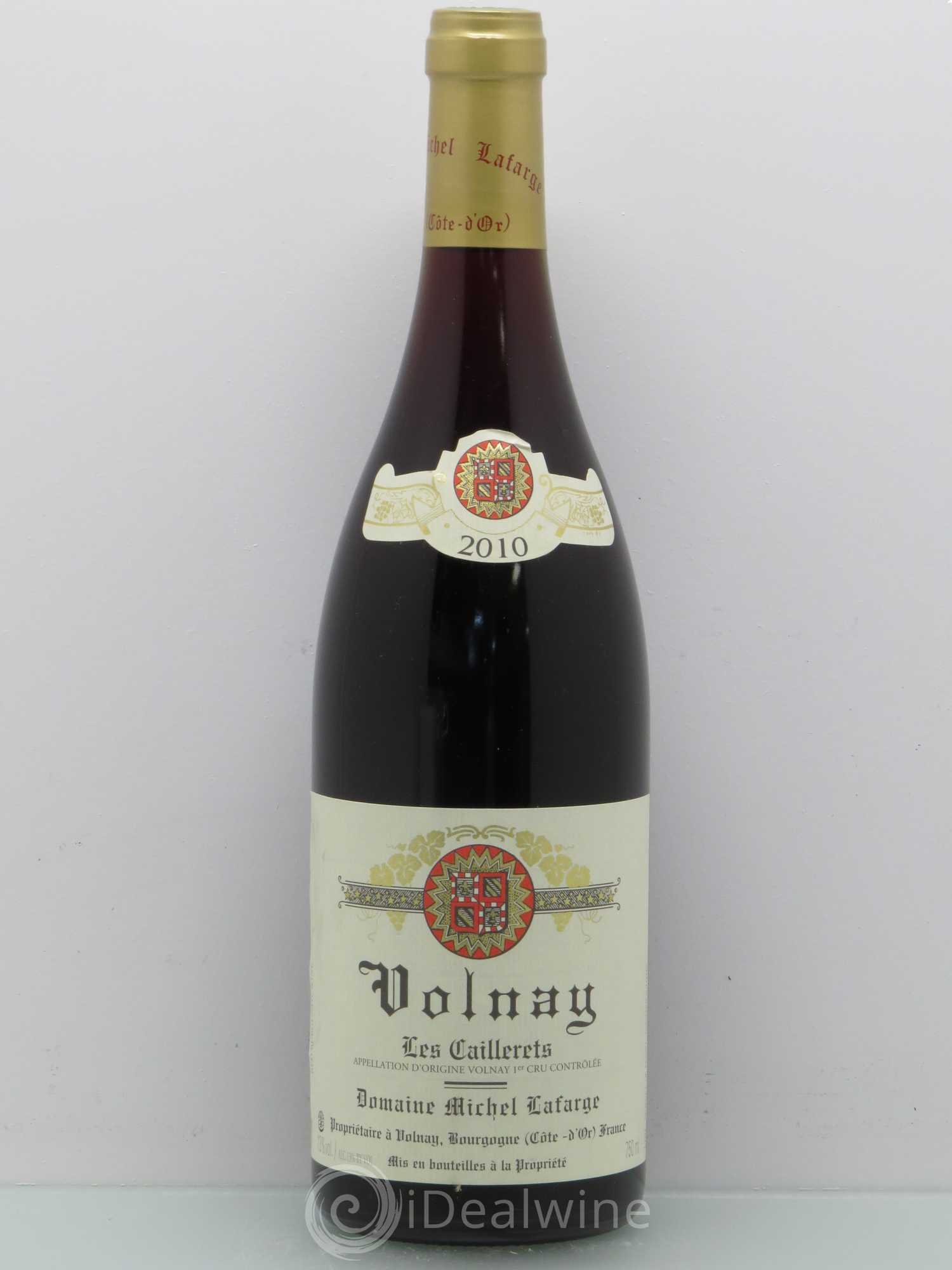 Volnay 1er Cru Les Caillerets Lafarge (Domaine) 2010 - Lot de 1 bouteille - 0