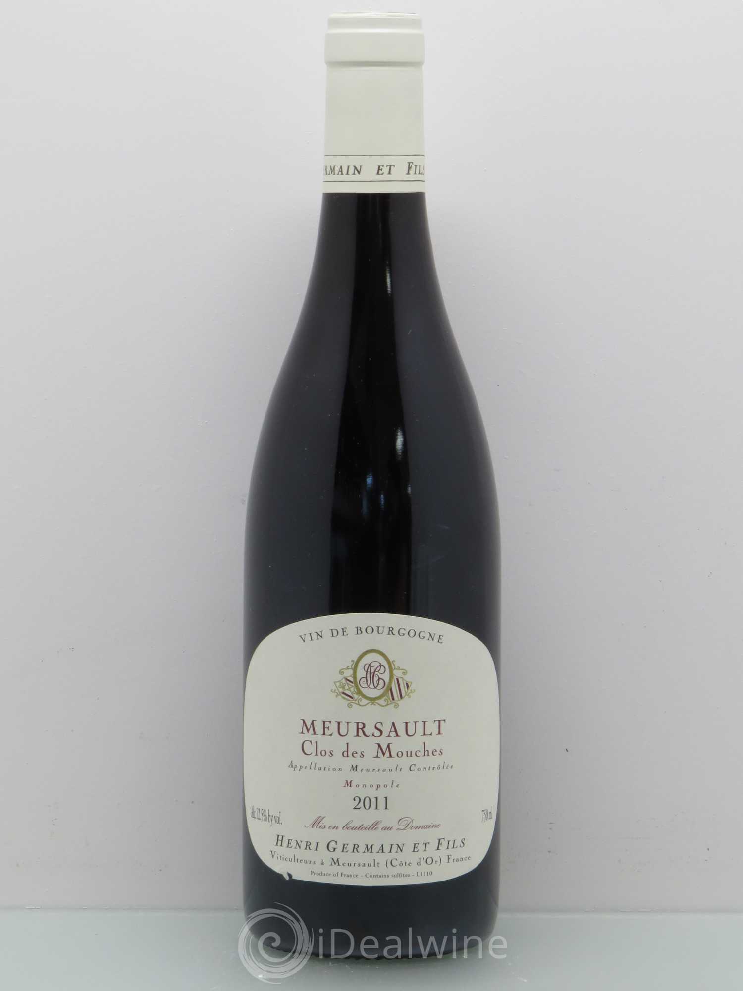 Meursault Clos des Mouches - Henri Germain P&F 2011 - Posten von 1 Flasche - 0
