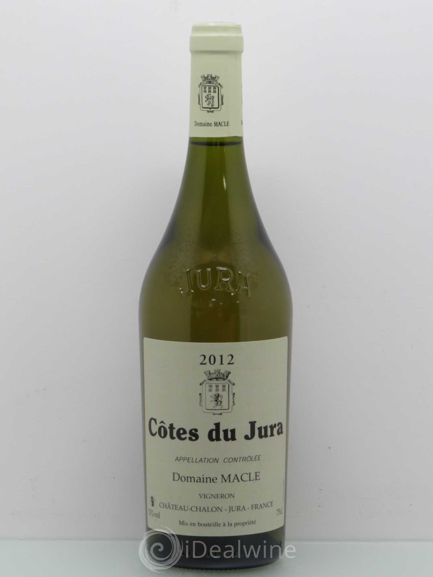 Côtes du Jura Jean Macle 2012 - Lot de 1 bouteille - 0