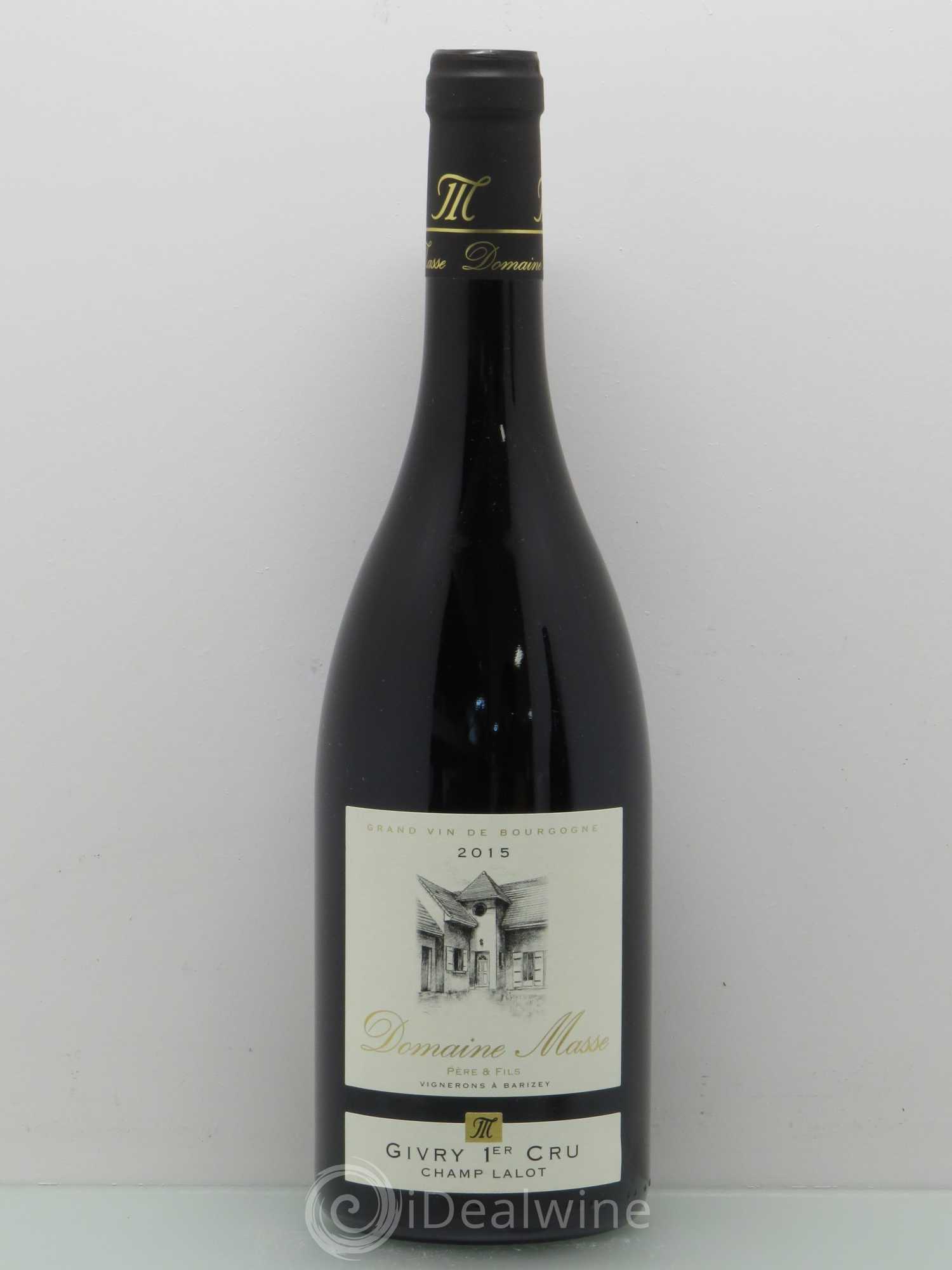 Givry 1er Cru Champ Lalot Domaine Masse Pere Et Fils 2015 - Posten von 1 Flasche - 0