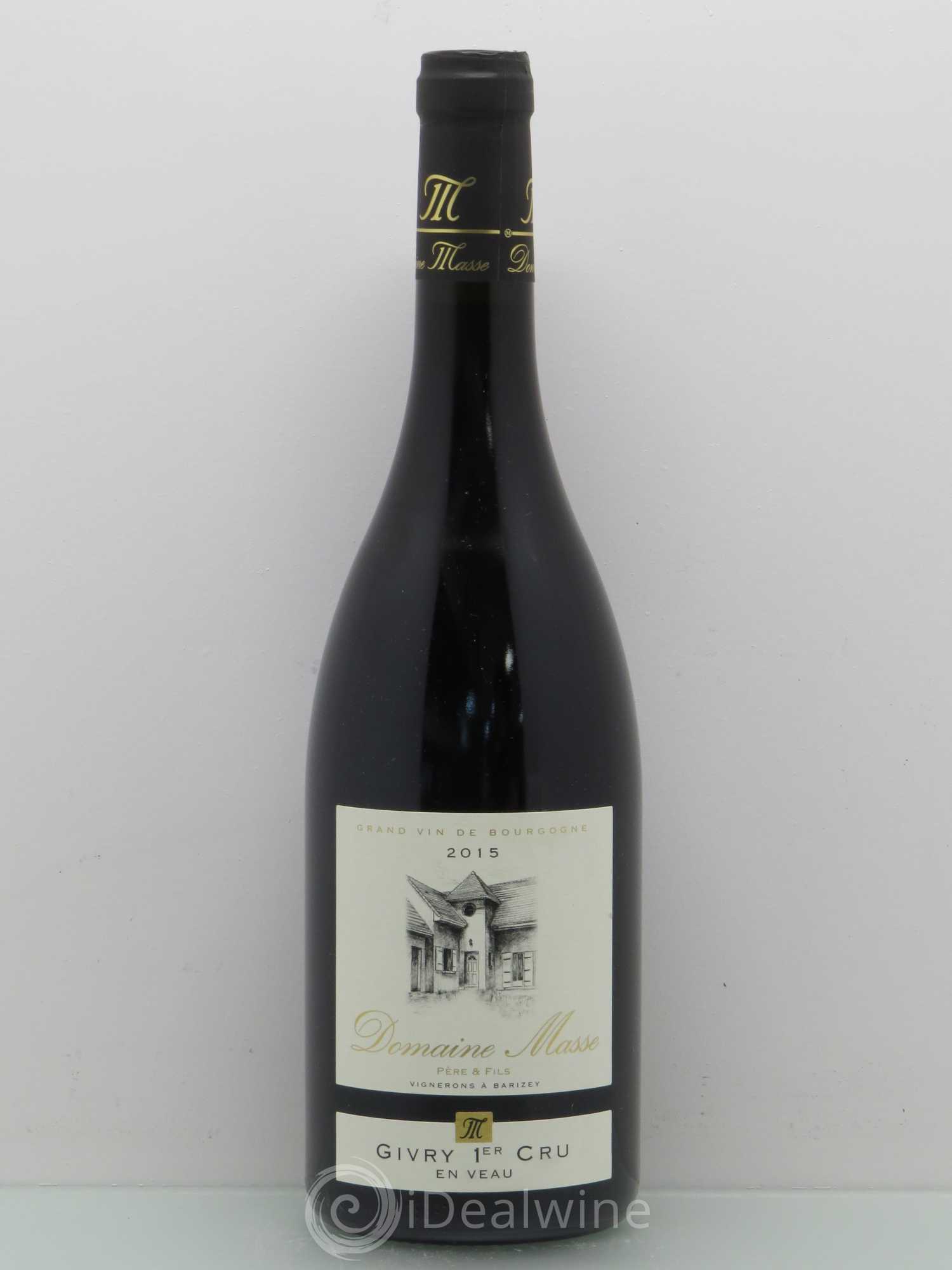 Givry 1er Cru En Veau Domaine Masse Pere Et Fils 2015 - Posten von 1 Flasche - 0