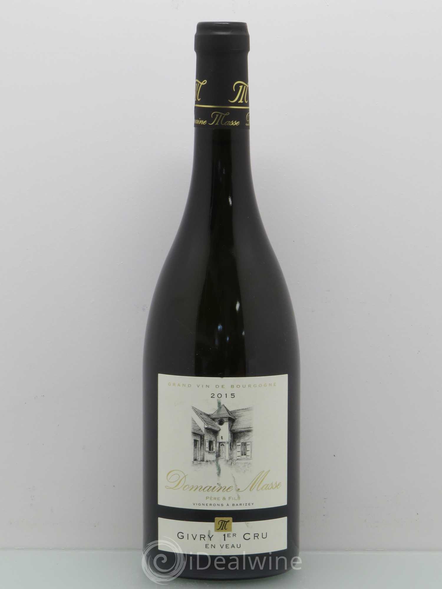 Givry 1er Cru En Veau Domaine Masse Pere Et Fils 2015 - Posten von 1 Flasche - 0