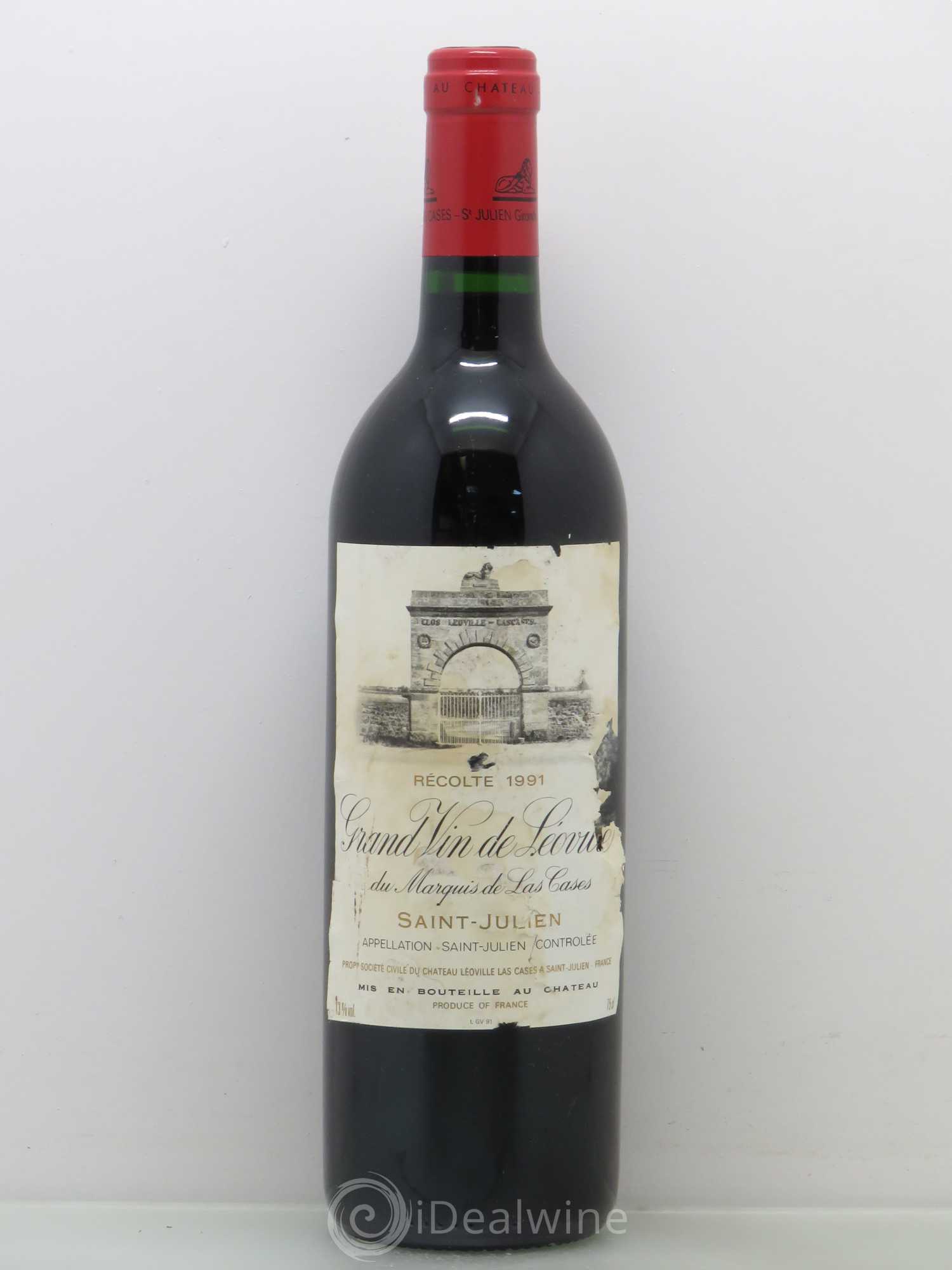 Château Léoville Las Cases 2ème Grand Cru Classé 1991 - Posten von 1 Flasche - 0