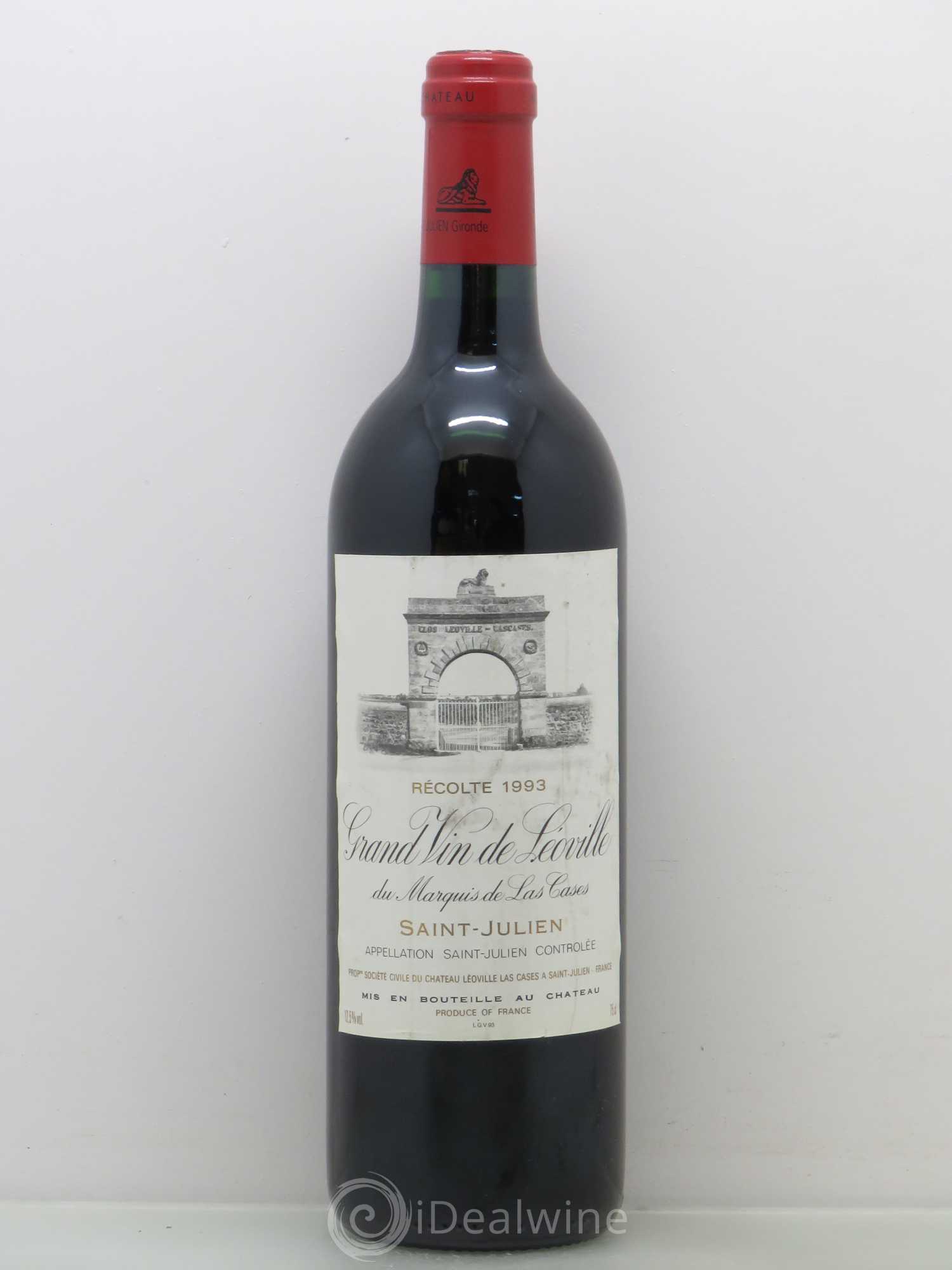Château Léoville Las Cases 2ème Grand Cru Classé 1993 - Lot de 1 bouteille - 0