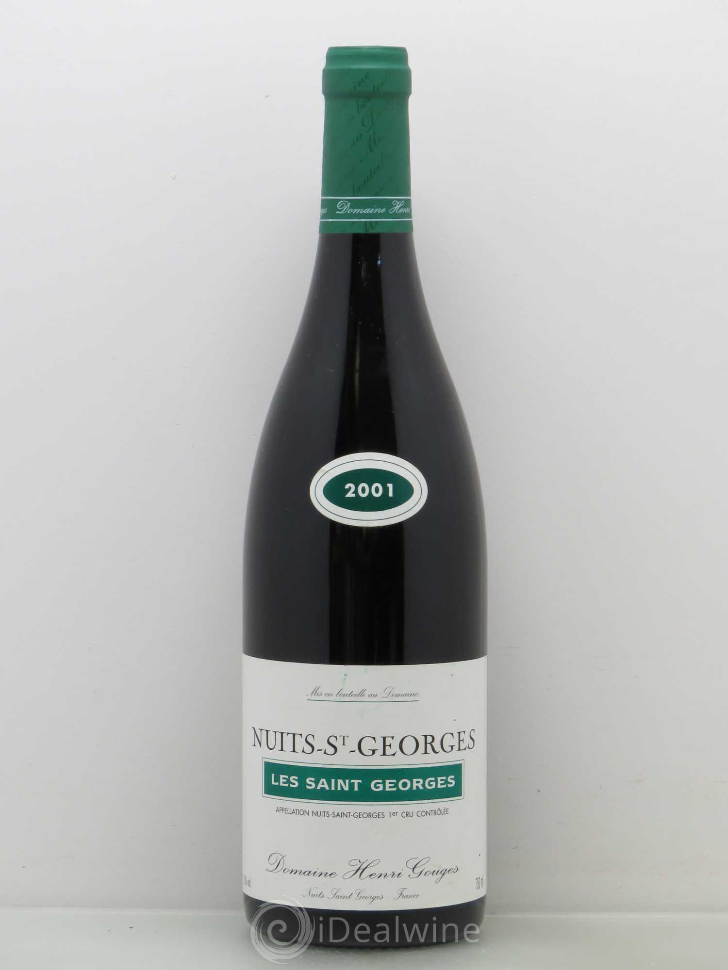 Nuits-Saint-Georges 1er Cru Les Saints Georges Henri Gouges 2001 - Lot de 1 bouteille - 0