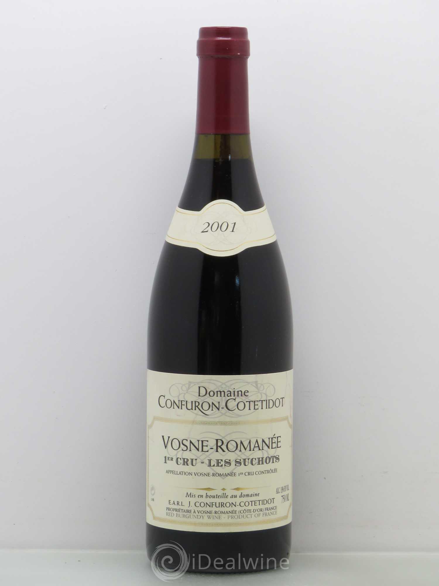 Vosne-Romanée 1er Cru Les Suchots Confuron-Cotetidot 2001 - Lot de 1 bouteille - 0