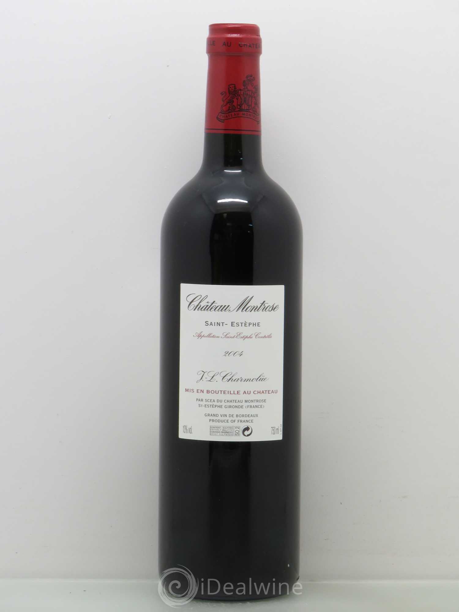 Château Montrose 2ème Grand Cru Classé 2004 - Lot de 1 bouteille - 1