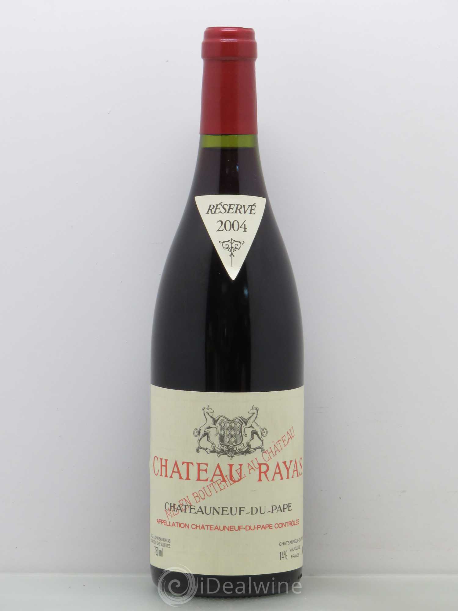 Châteauneuf-du-Pape Château Rayas Emmanuel Reynaud 2004 - Lot de 1 bouteille - 0