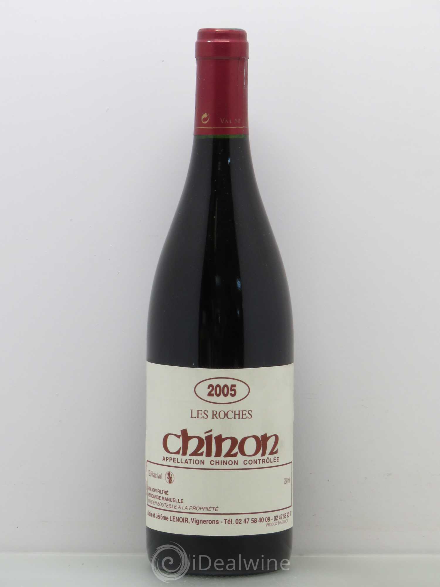 Chinon Les Roches Domaine Alain et Jerôme Lenoir 2005 - Posten von 1 Flasche - 0
