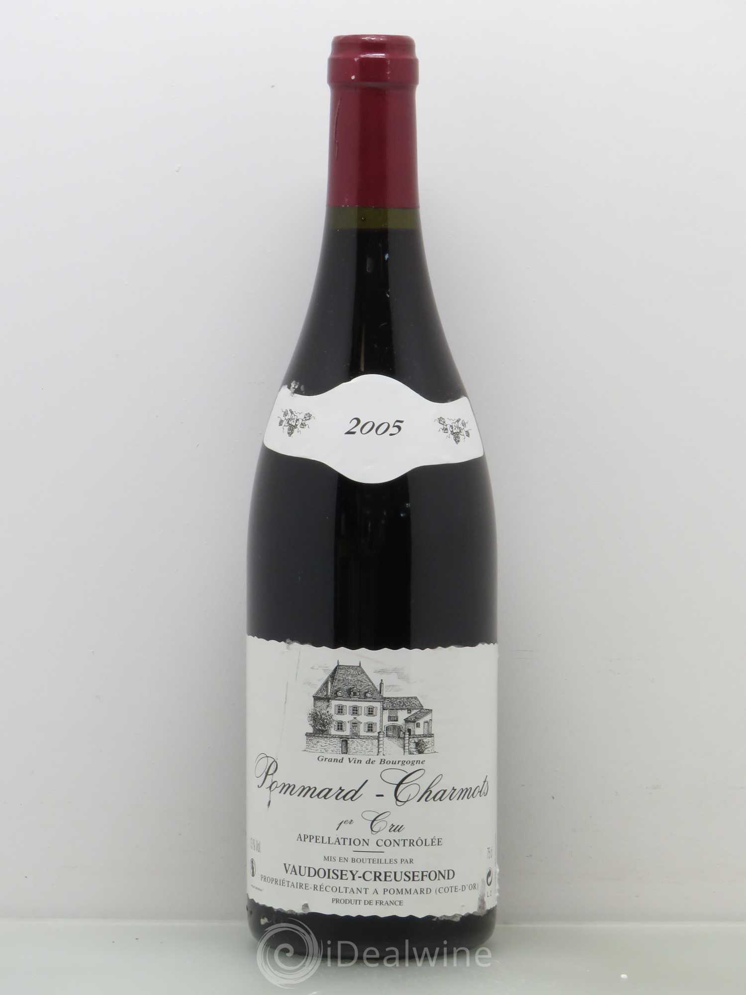 Pommard 1er Cru Les Charmots Domaine Vaudoisey Creusefond 2005 - Posten von 1 Flasche - 0