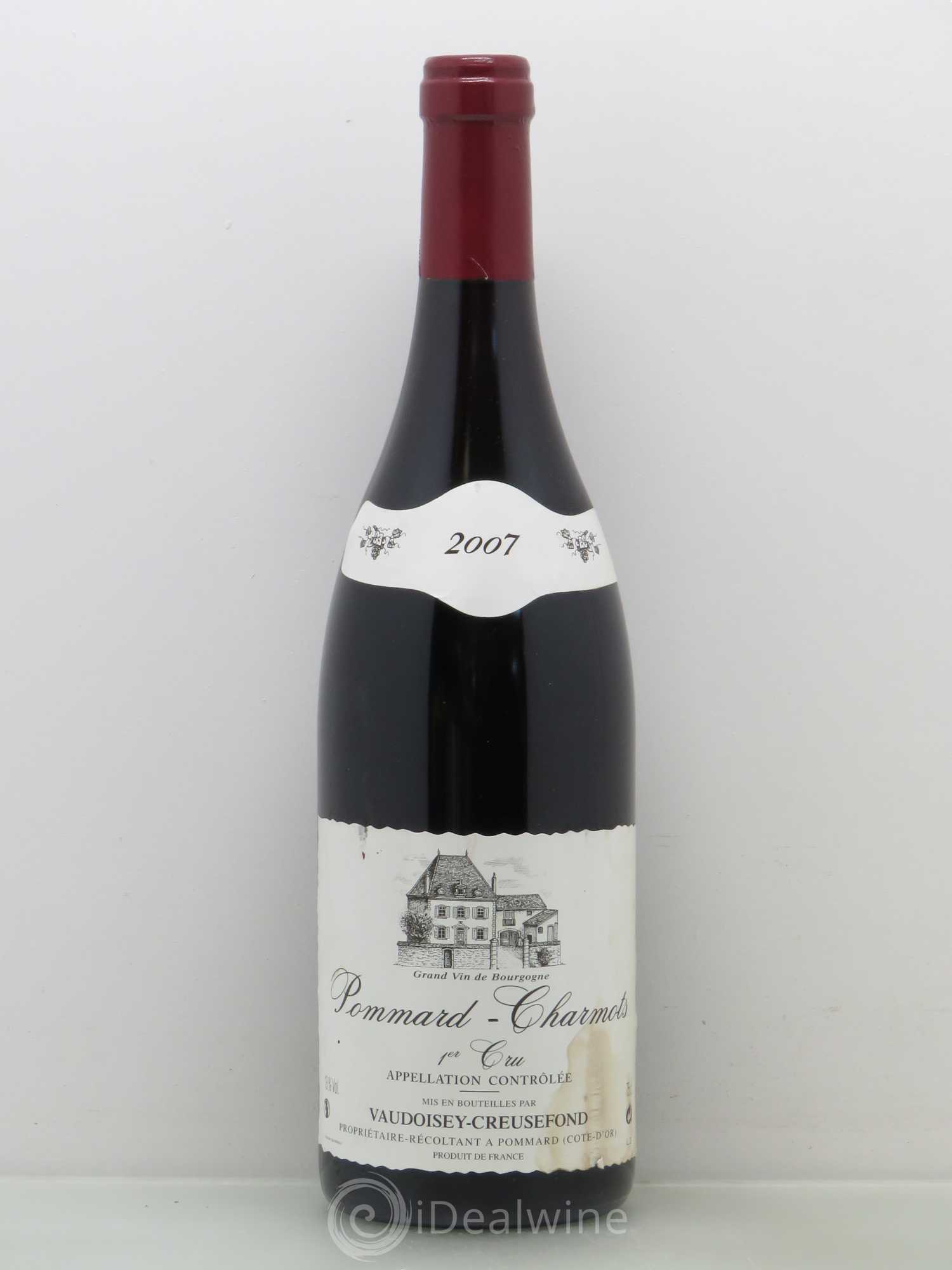 Pommard 1er Cru Les Charmots Domaine Vaudoisey Creusefond 2007 - Posten von 1 Flasche - 0