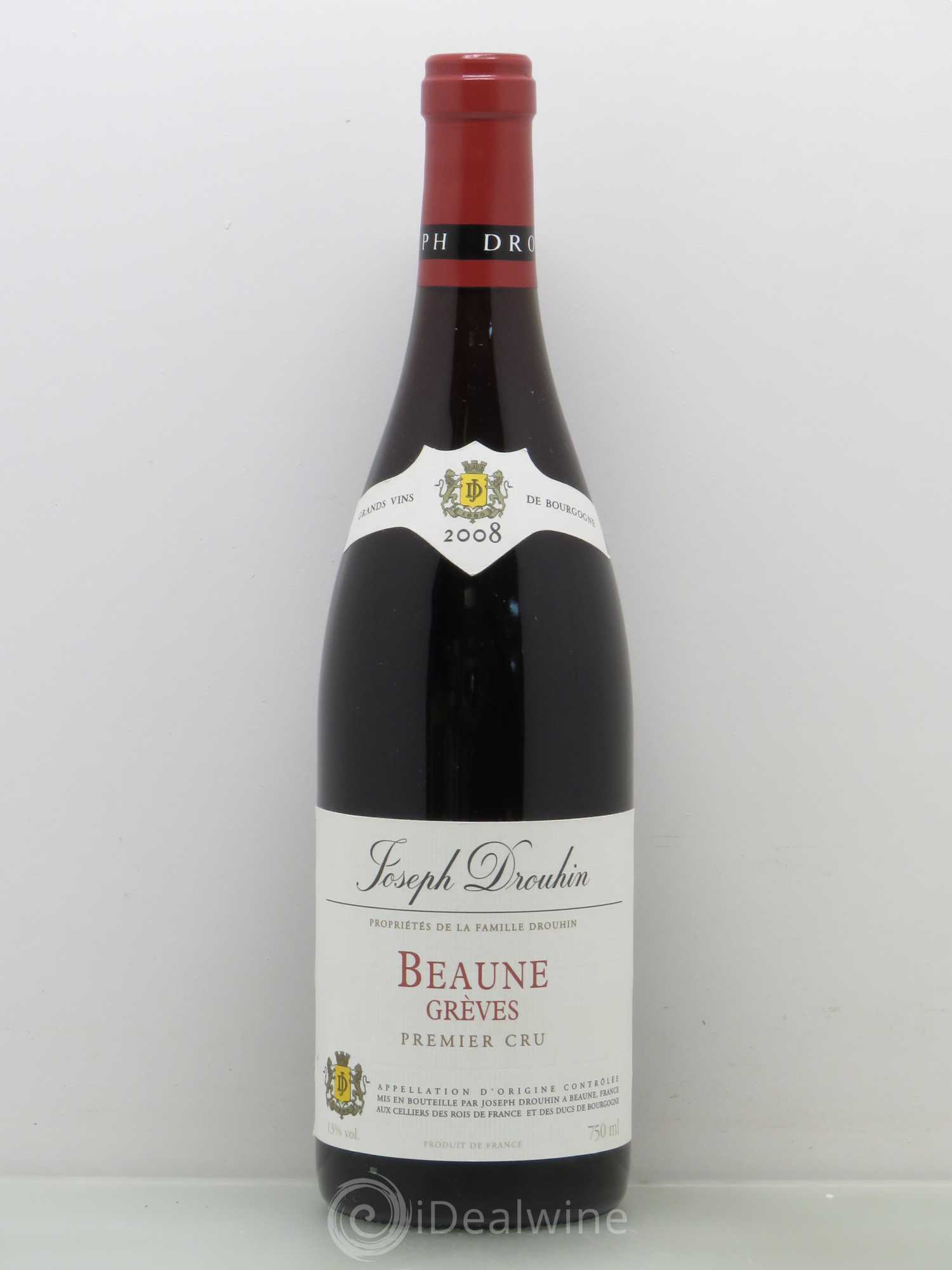 Beaune 1er Cru Greves Domaine J. Drouhin 2008 - Posten von 1 Flasche - 0