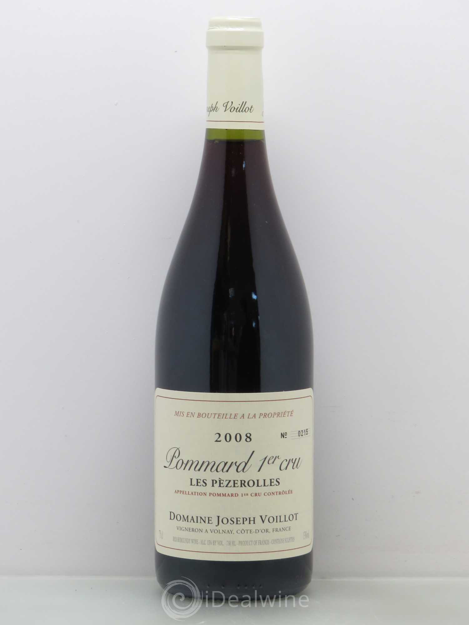 Pommard 1er Cru Les Pezerolles Domaine J. Voillot 2008 - Posten von 1 Flasche - 0